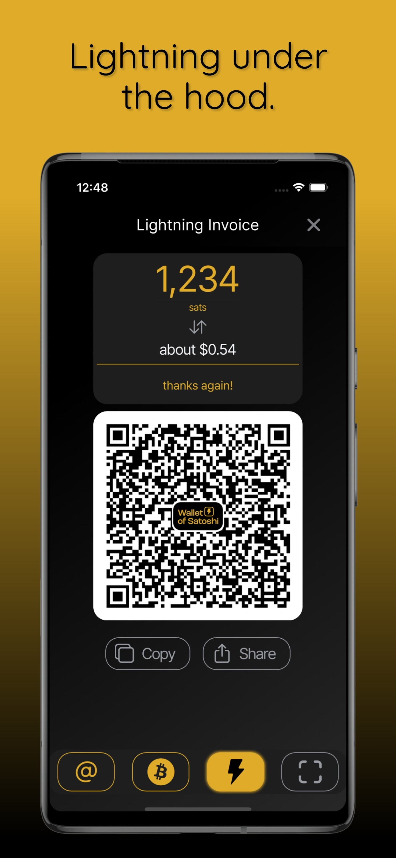 اسکرین شات 5 برنامه Wallet of Satoshi