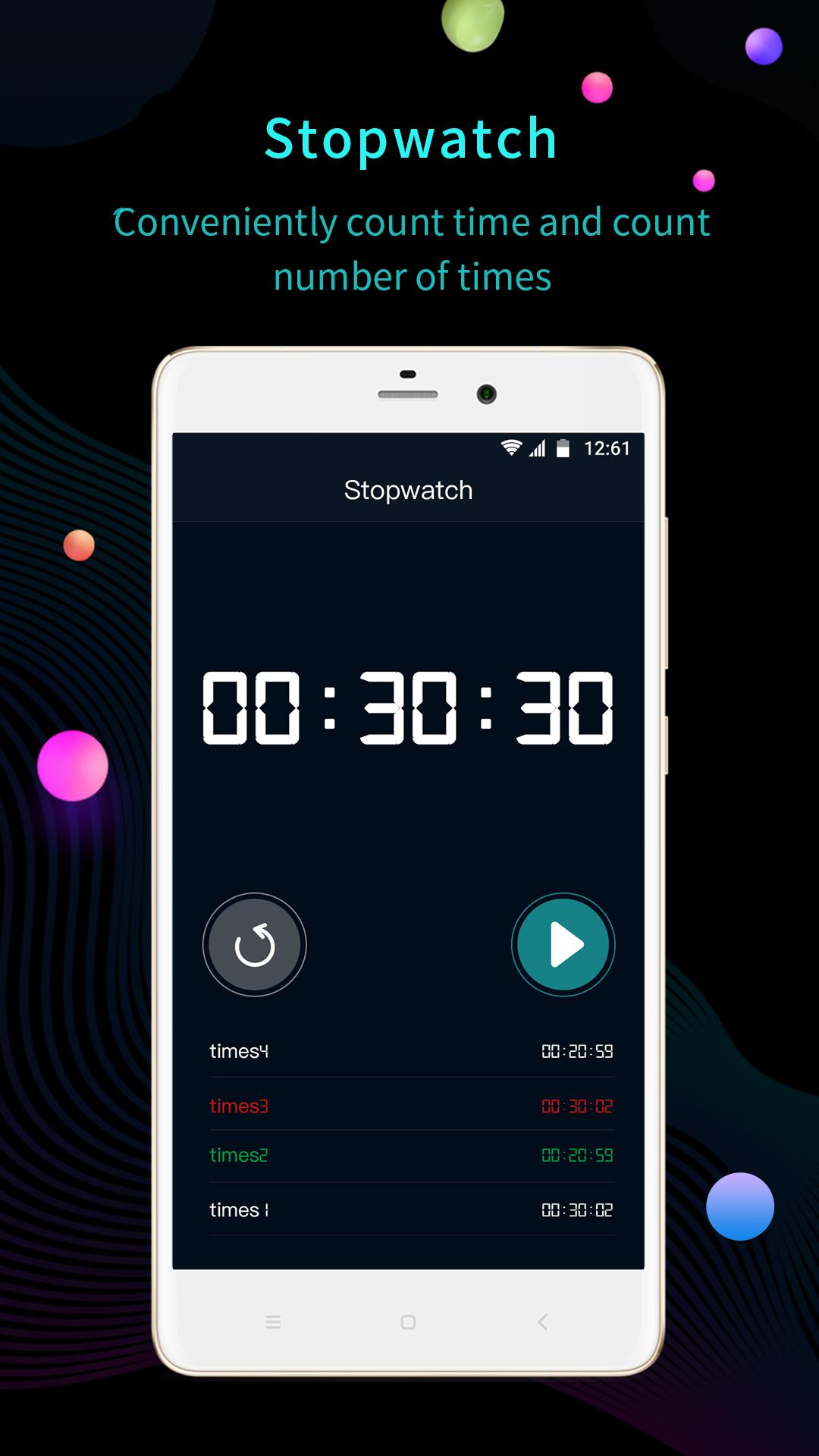 اسکرین شات 4 برنامه Digital clock widget