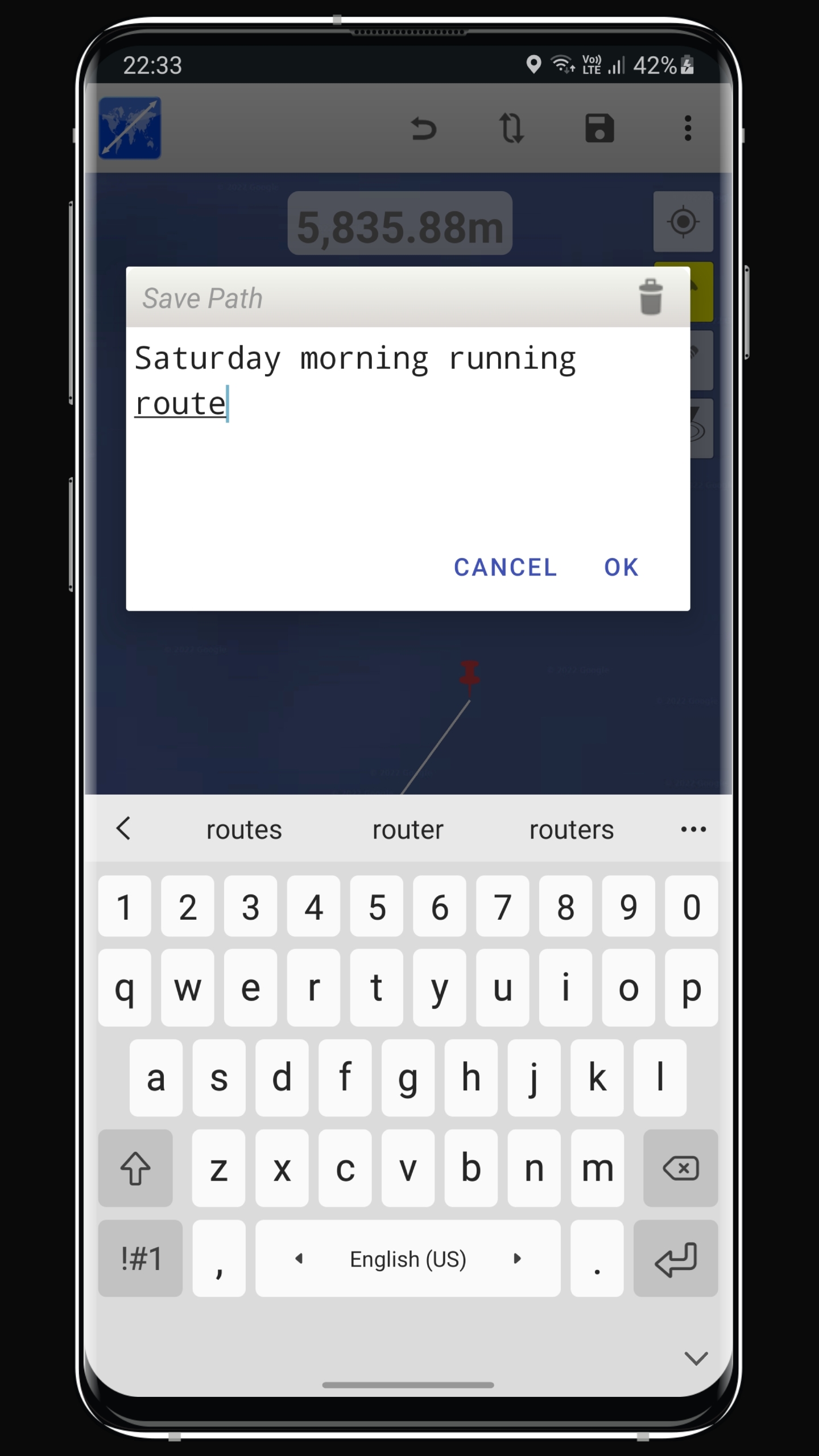 اسکرین شات 7 برنامه Maps Distance Calculator