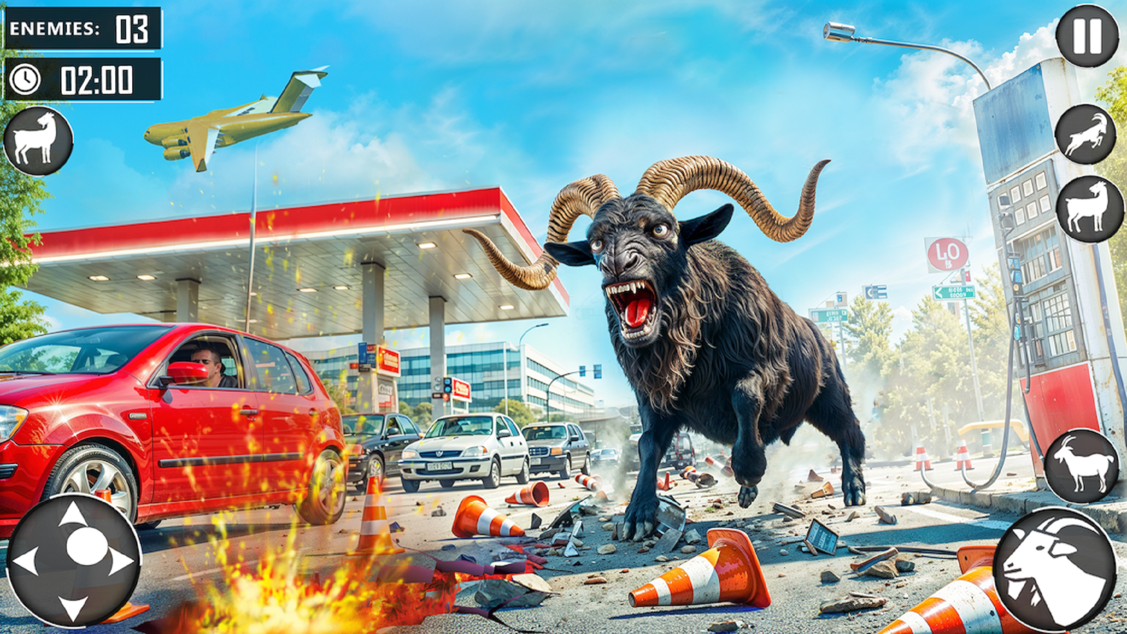 اسکرین شات 4 بازی Goat Life City Adventure 3D