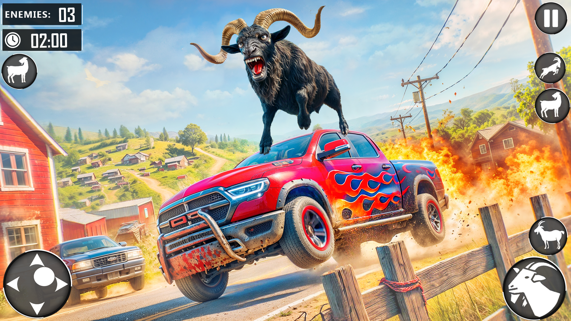 اسکرین شات 2 بازی Goat Life City Adventure 3D