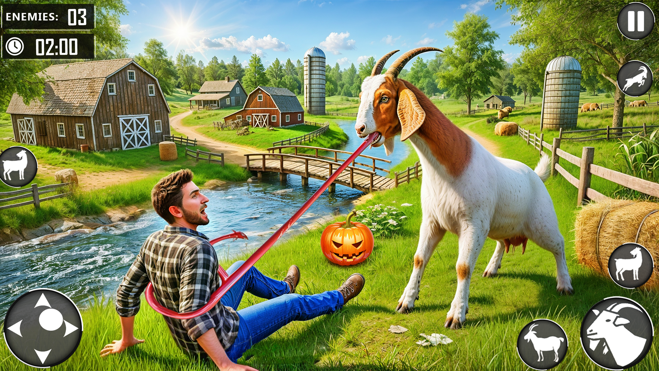اسکرین شات 3 بازی Goat Life City Adventure 3D