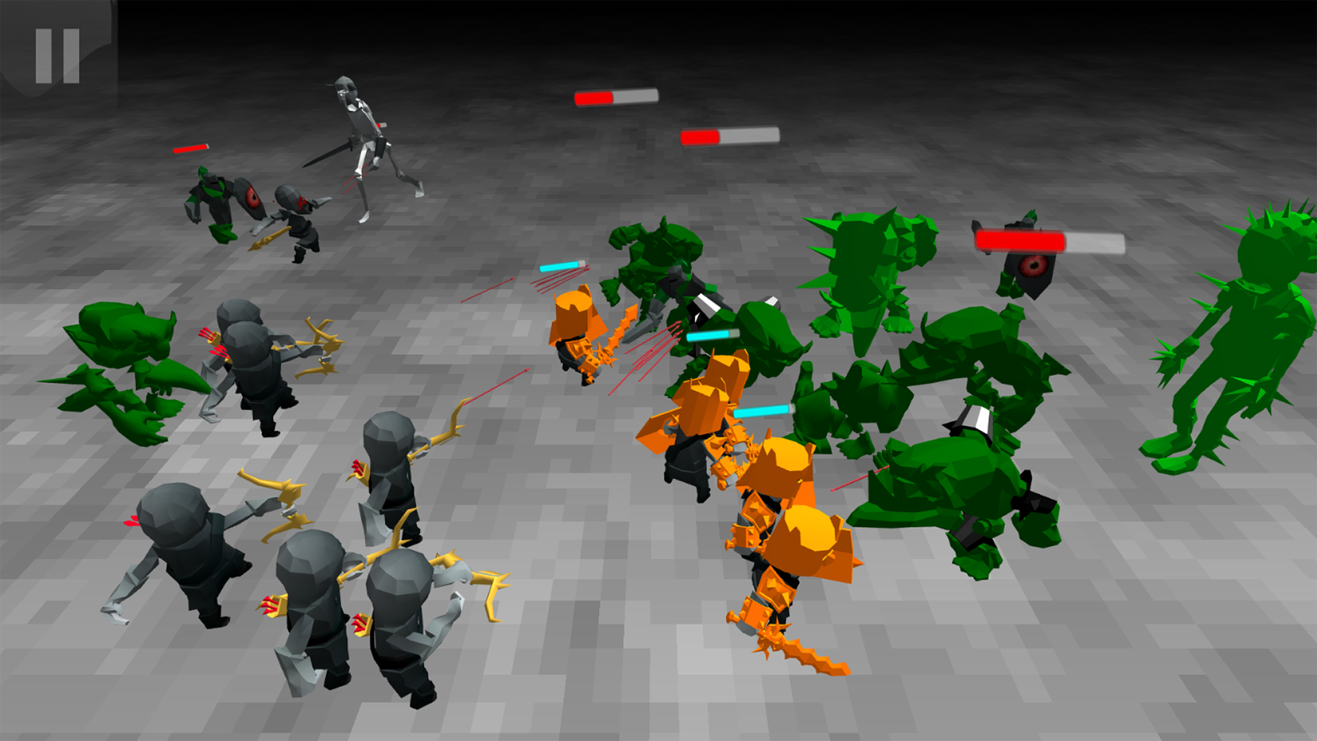 اسکرین شات 4 بازی Zombie Battle Simulator