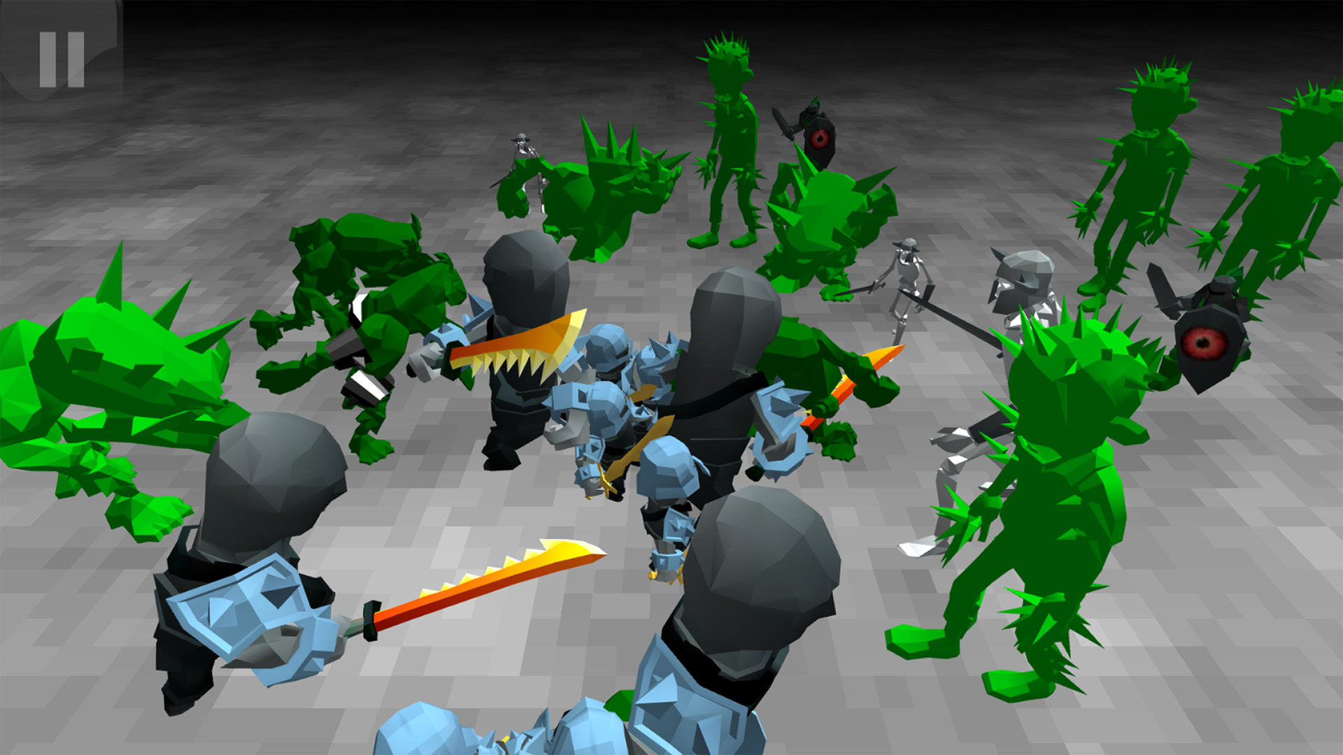 اسکرین شات 3 بازی Zombie Battle Simulator