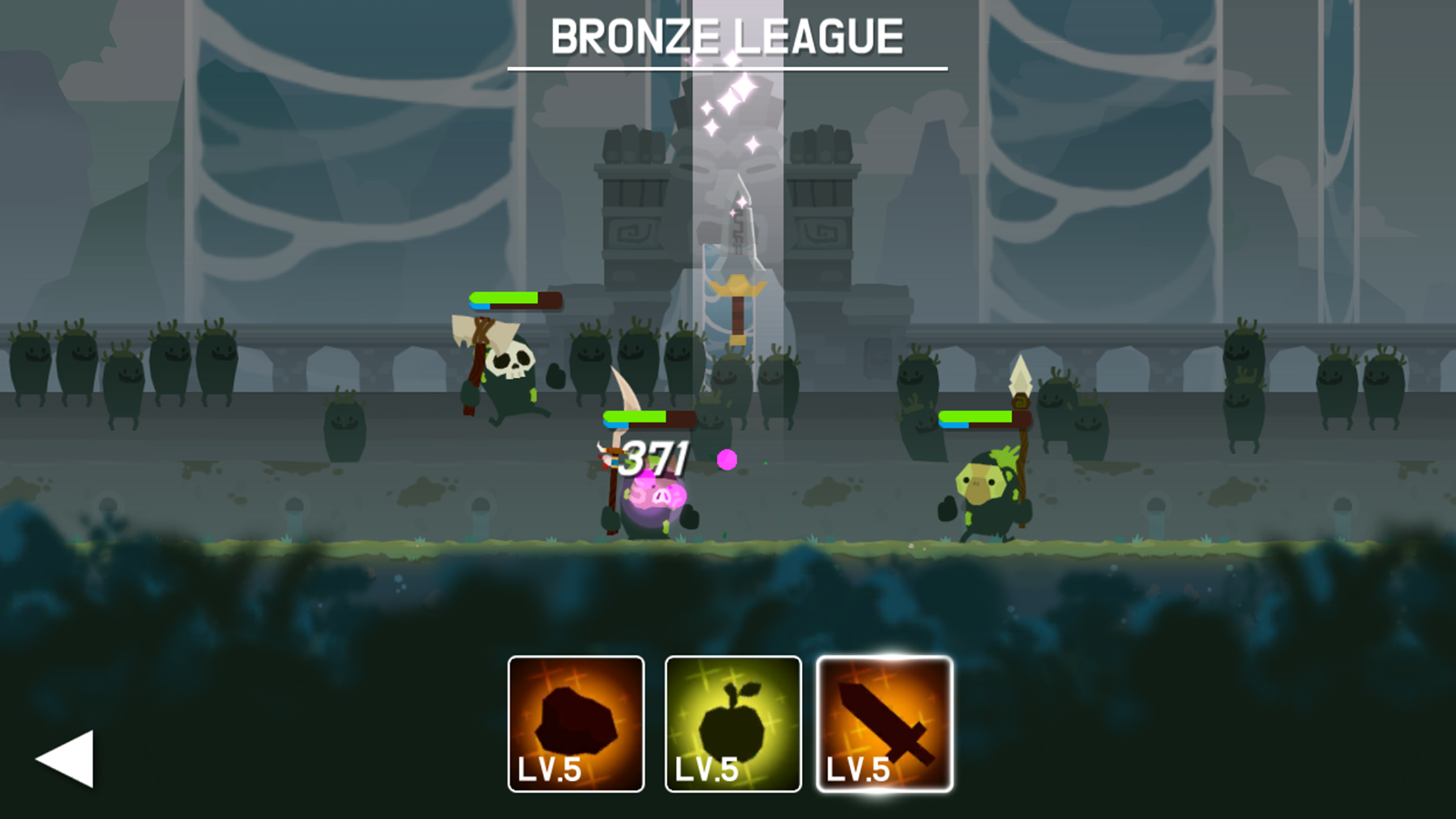 اسکرین شات 8 بازی Marimo League : Be God, show Miracles on battles!