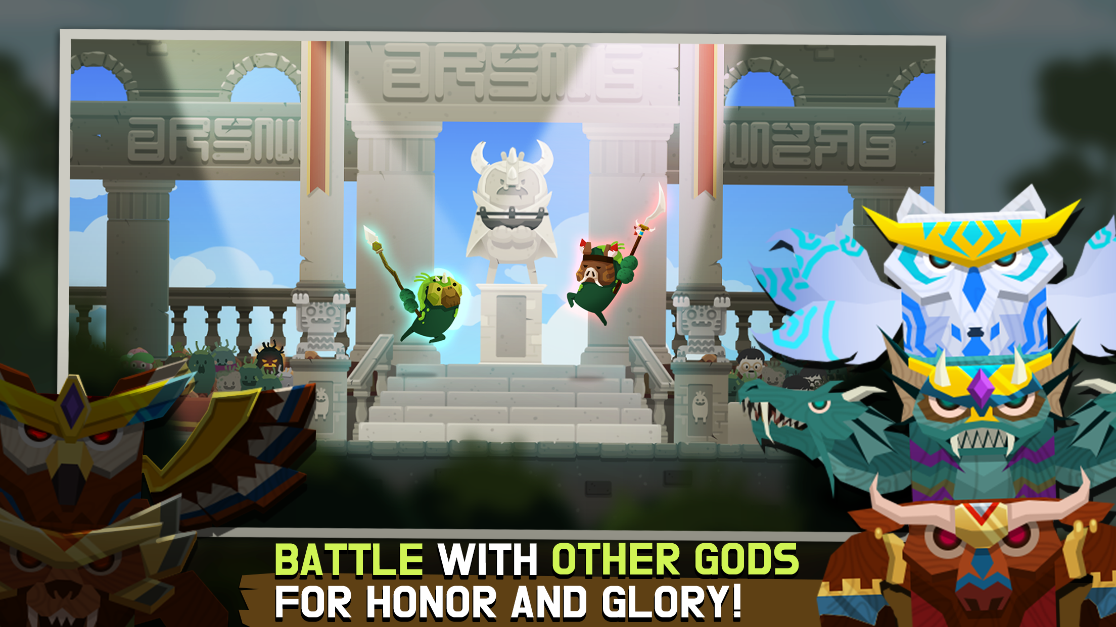 اسکرین شات 2 بازی Marimo League : Be God, show Miracles on battles!
