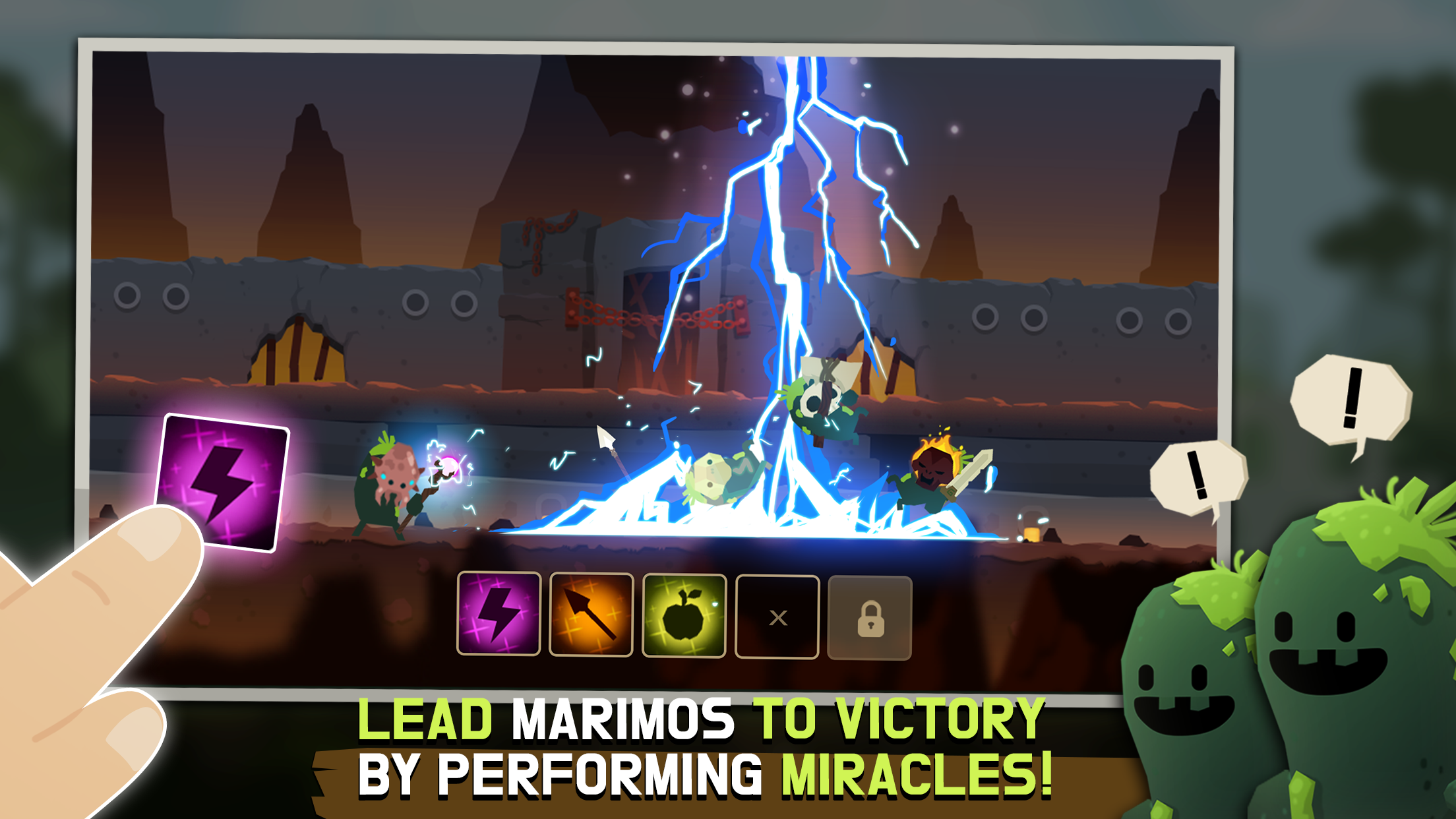اسکرین شات 3 بازی Marimo League : Be God, show Miracles on battles!