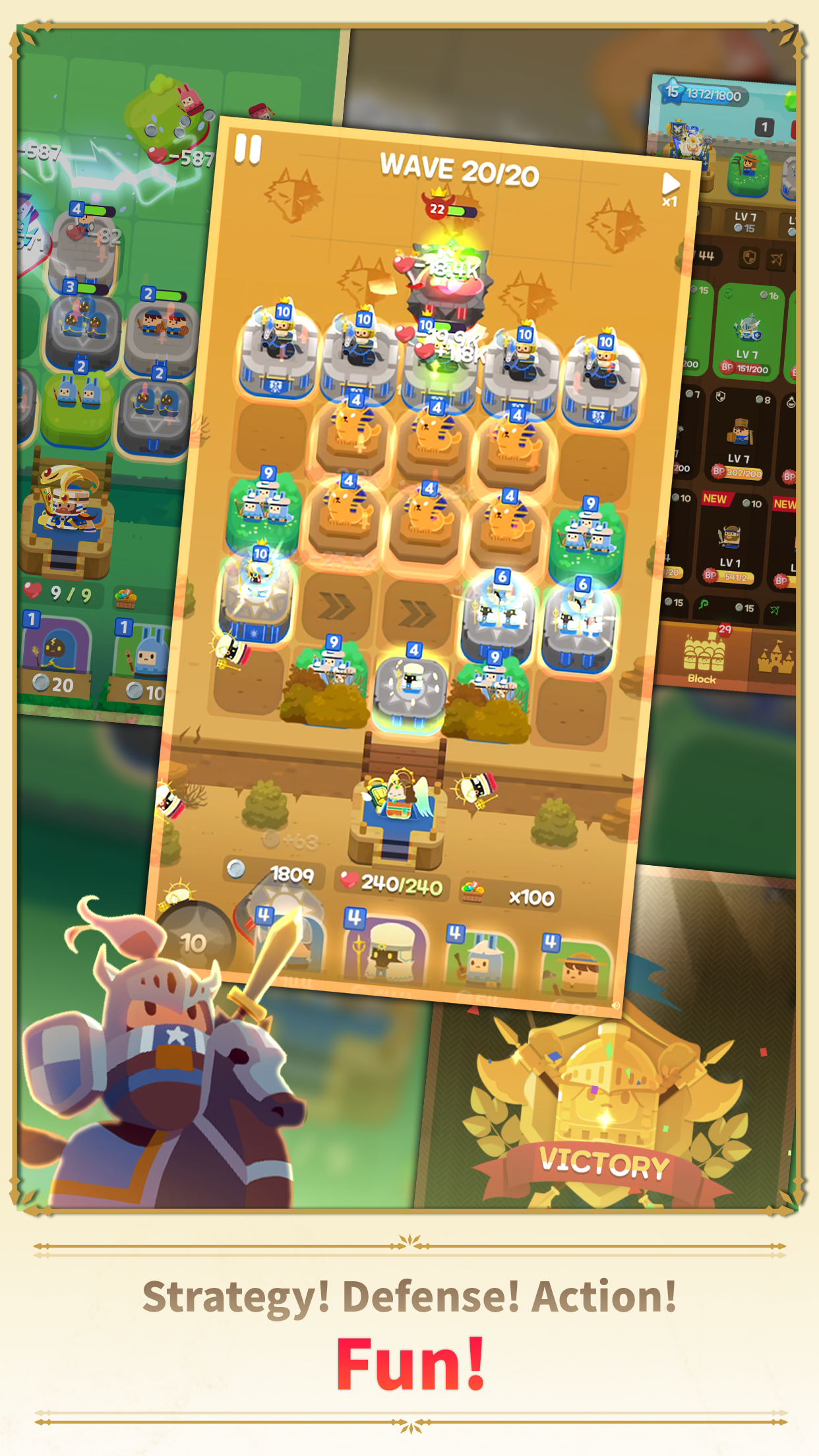 اسکرین شات 5 بازی Merge Tactics: Kingdom Defense