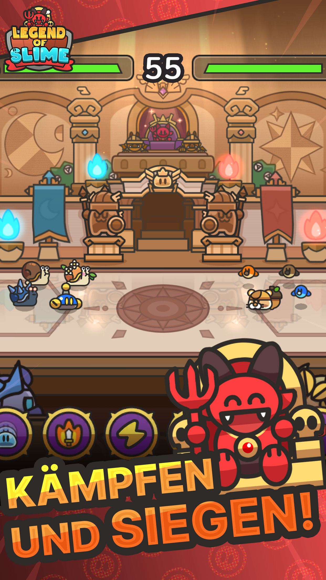 اسکرین شات 5 بازی Legend of Slime: Idle RPG War