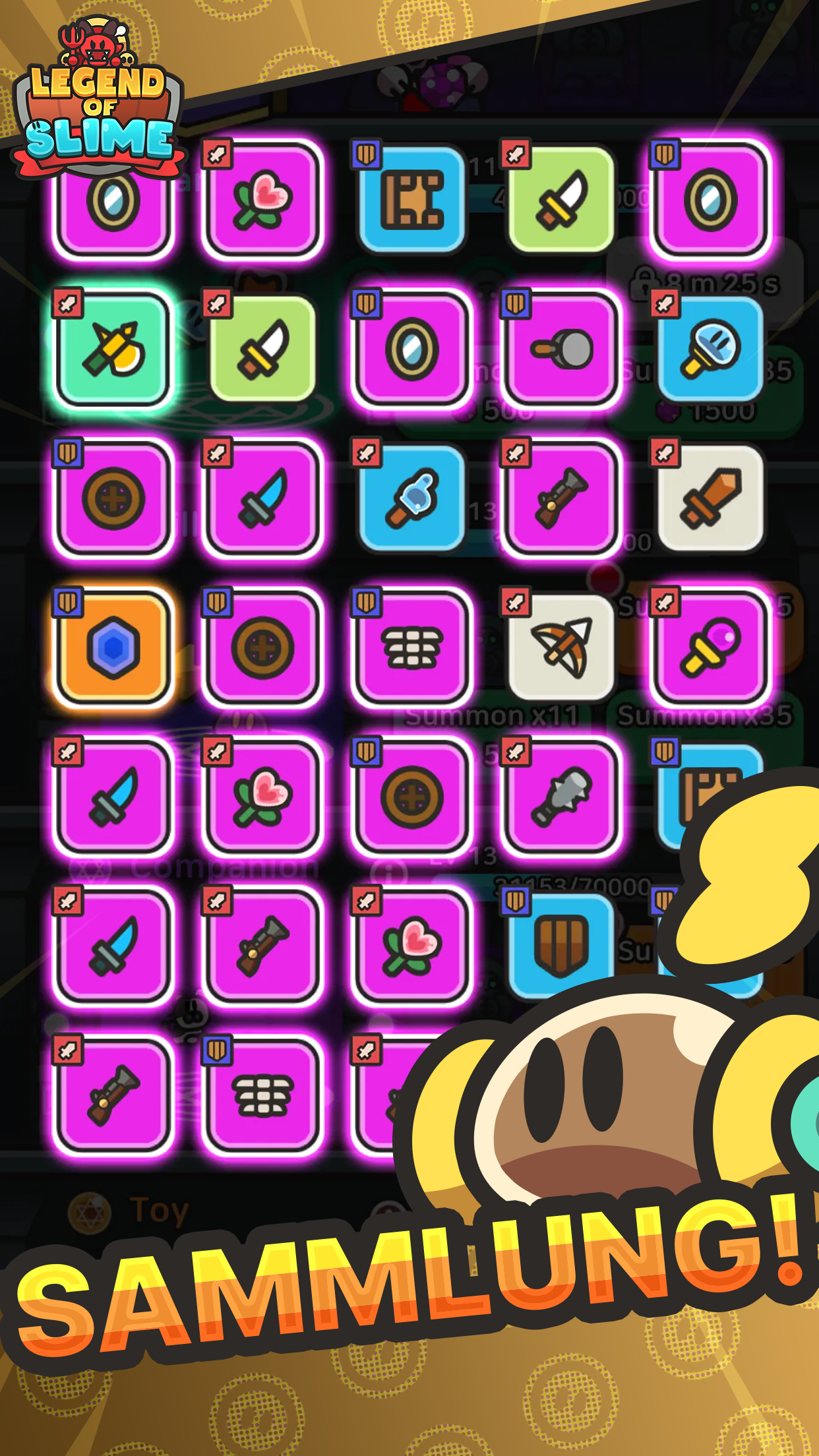 اسکرین شات 4 بازی Legend of Slime: Idle RPG War