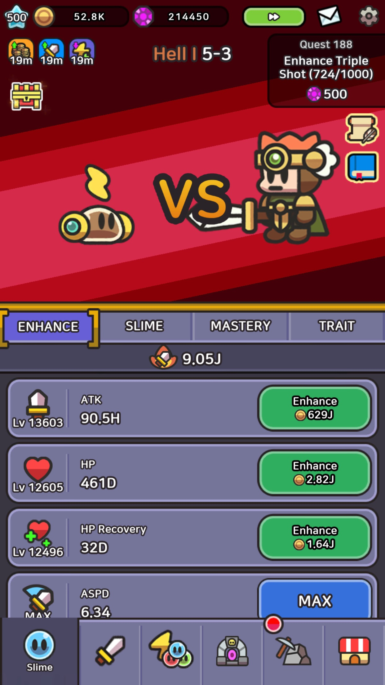 اسکرین شات 7 بازی Legend of Slime: Idle RPG War