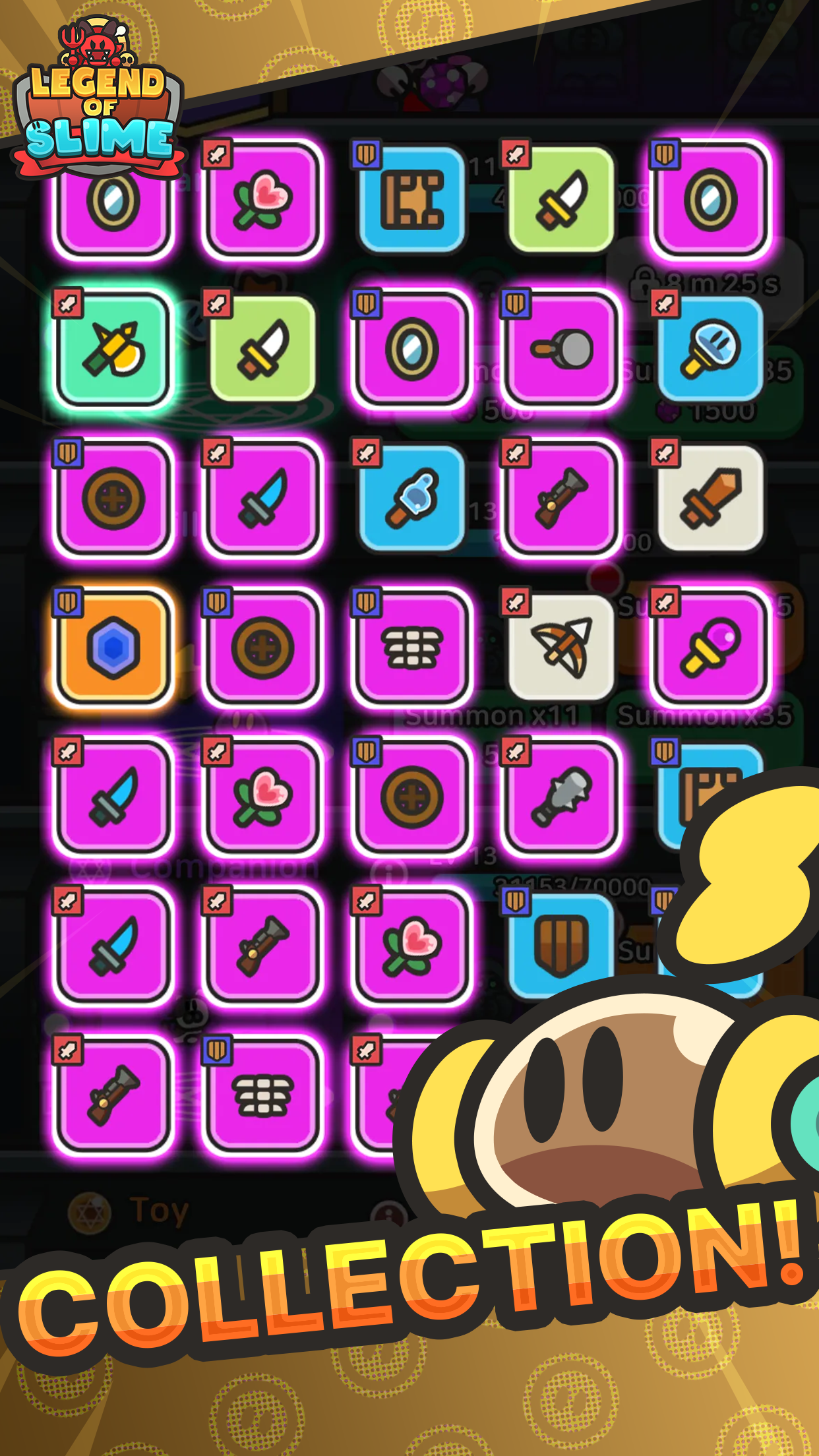 اسکرین شات 4 بازی Legend of Slime: Idle RPG War