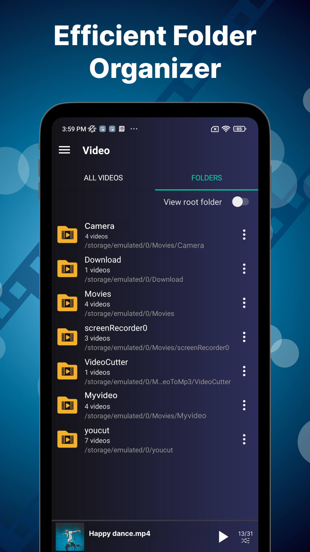 اسکرین شات 5 برنامه Video Player