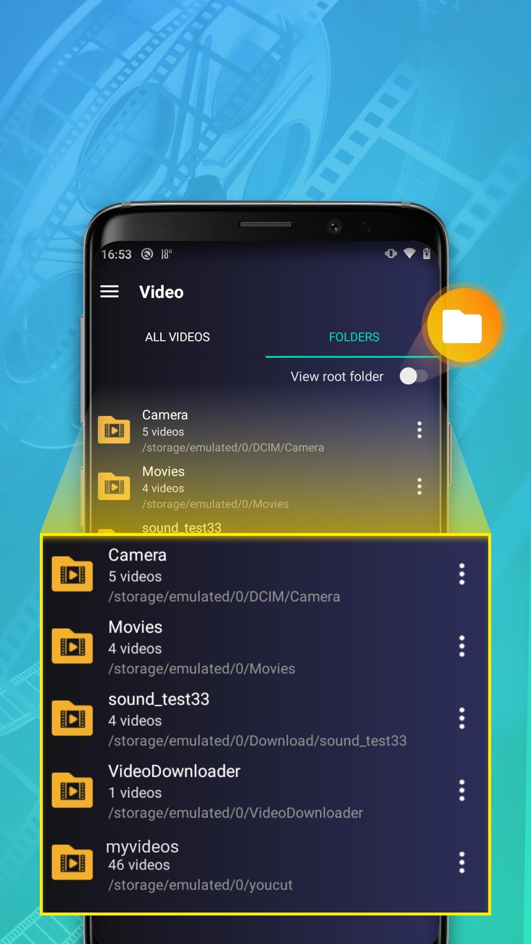 اسکرین شات 4 برنامه Video Player