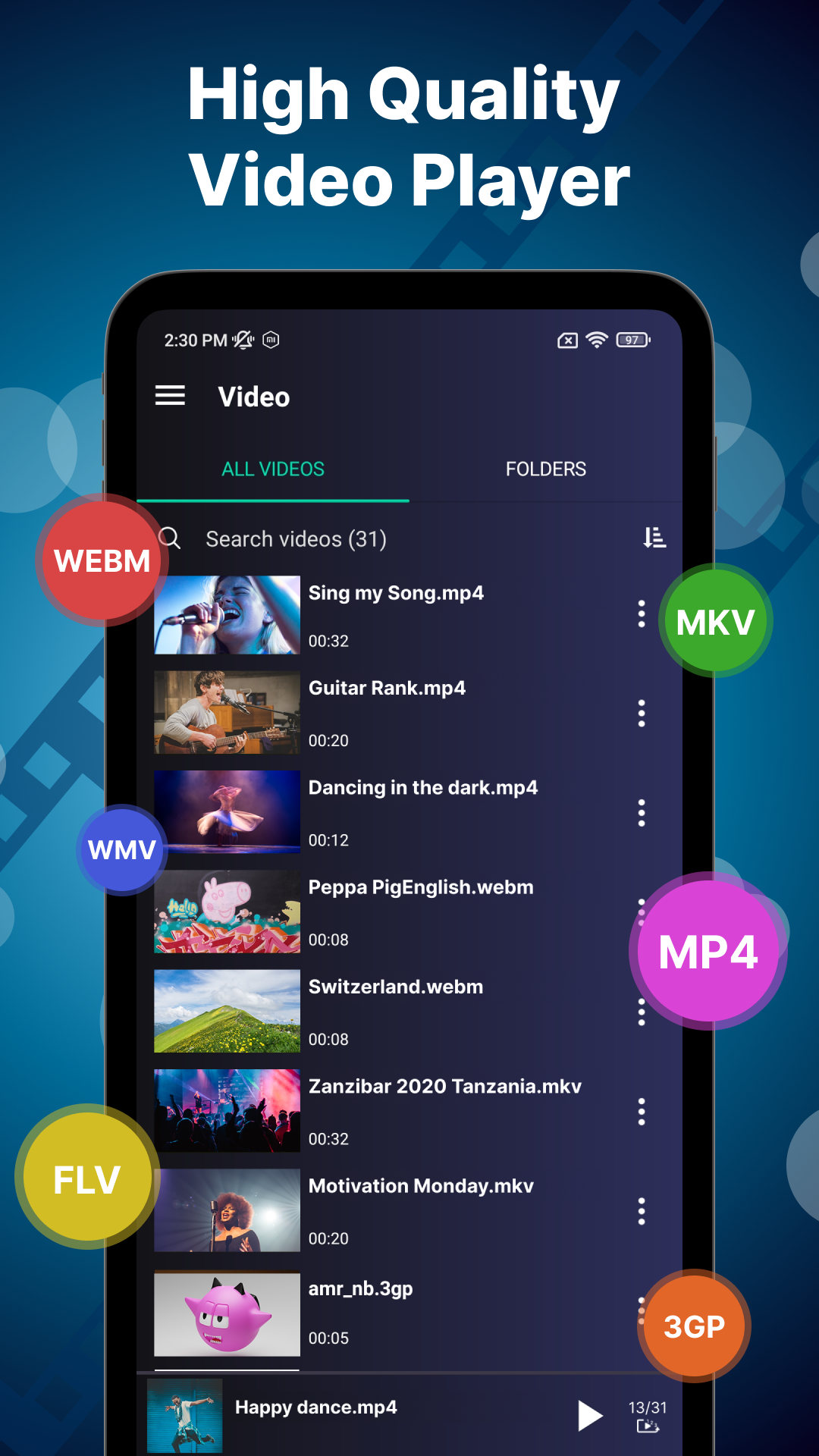 اسکرین شات 3 برنامه Video Player
