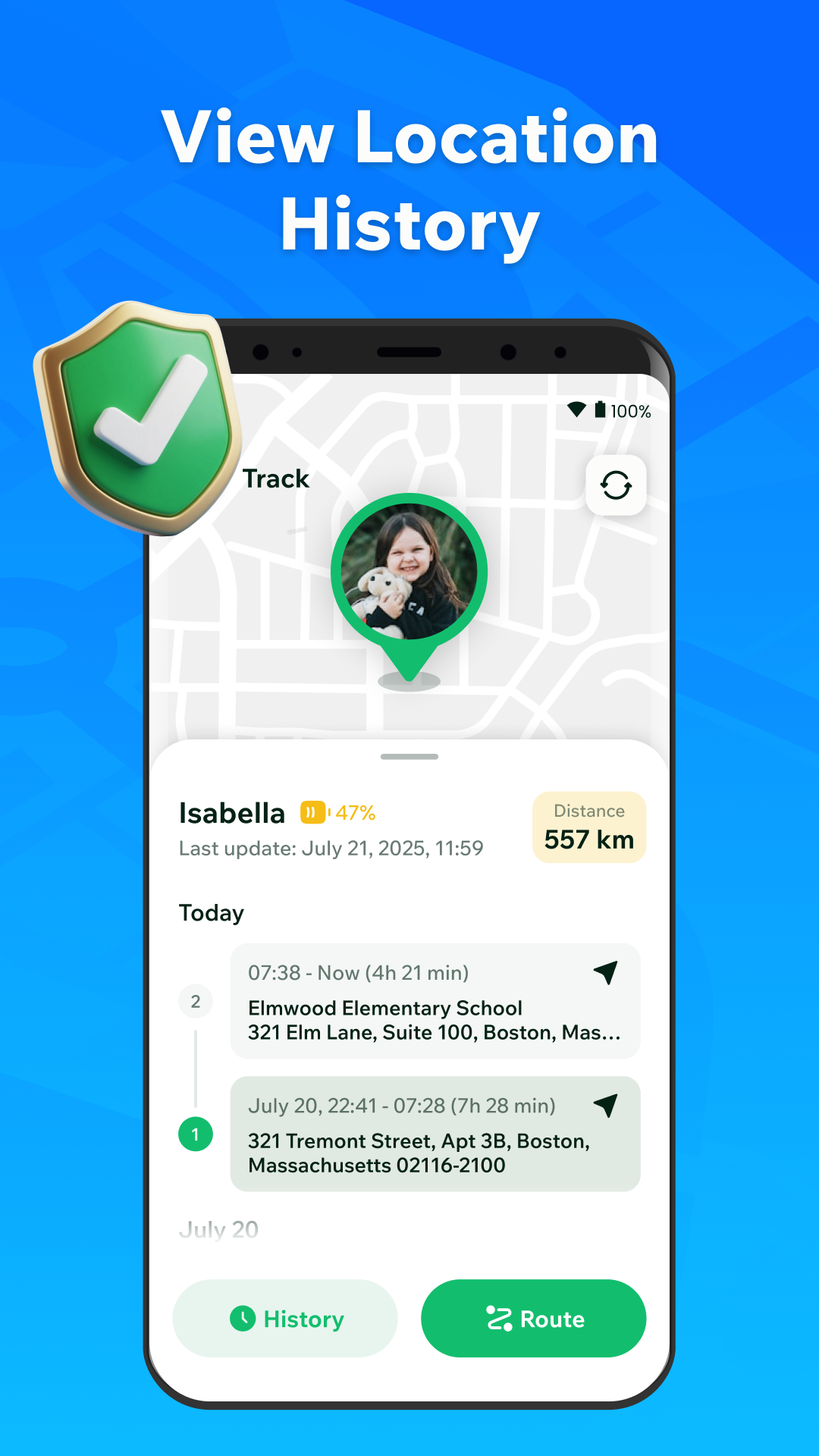 اسکرین شات 4 برنامه Location Tracker Phone Tracker
