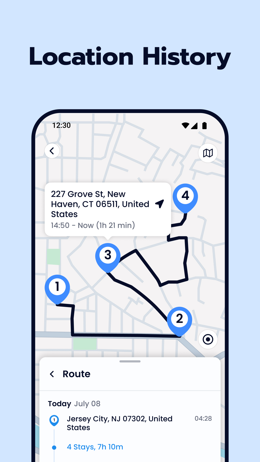 اسکرین شات 4 برنامه Family Locator, Tracking App