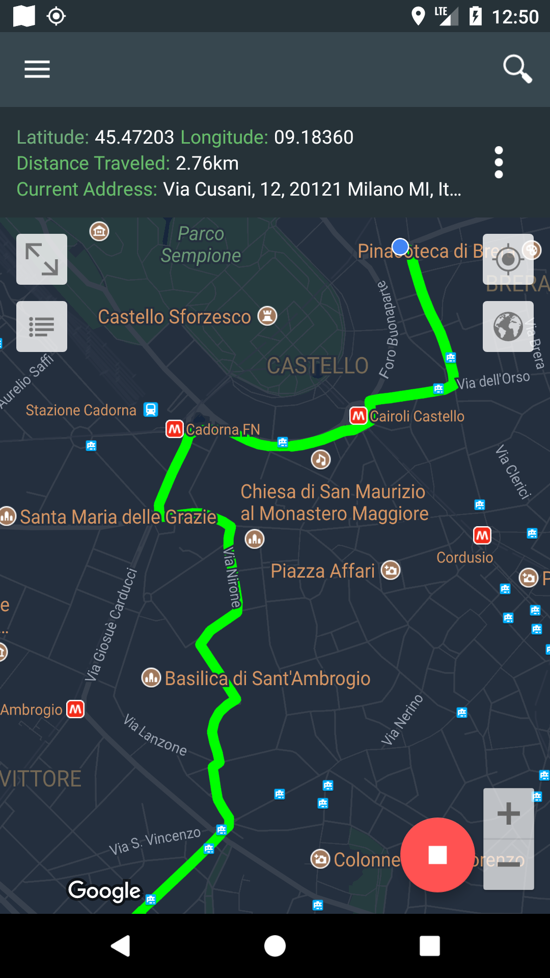 اسکرین شات 2 برنامه My Location - Track GPS & Maps
