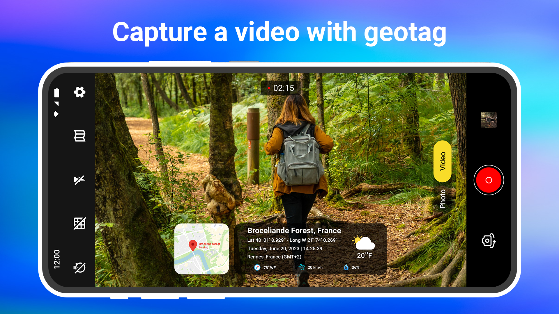 اسکرین شات 6 برنامه GPS Camera - GPS Map