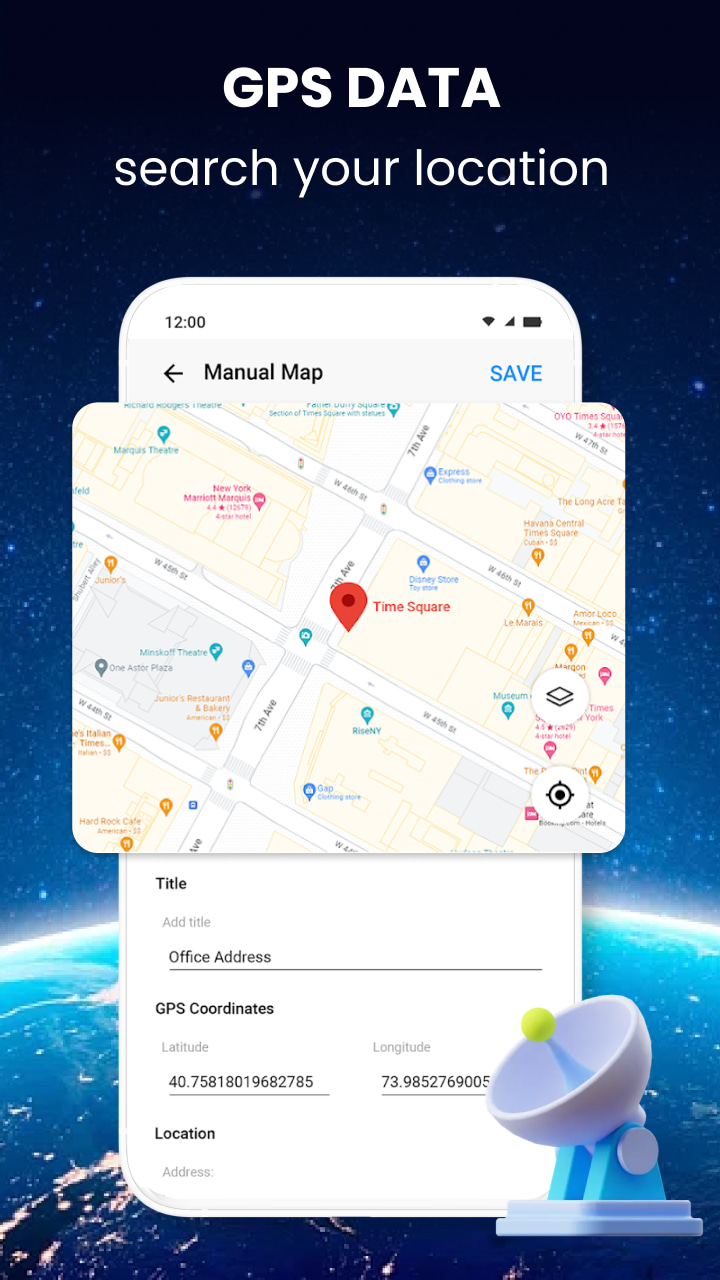 اسکرین شات 6 برنامه GPS Camera - GPS Map