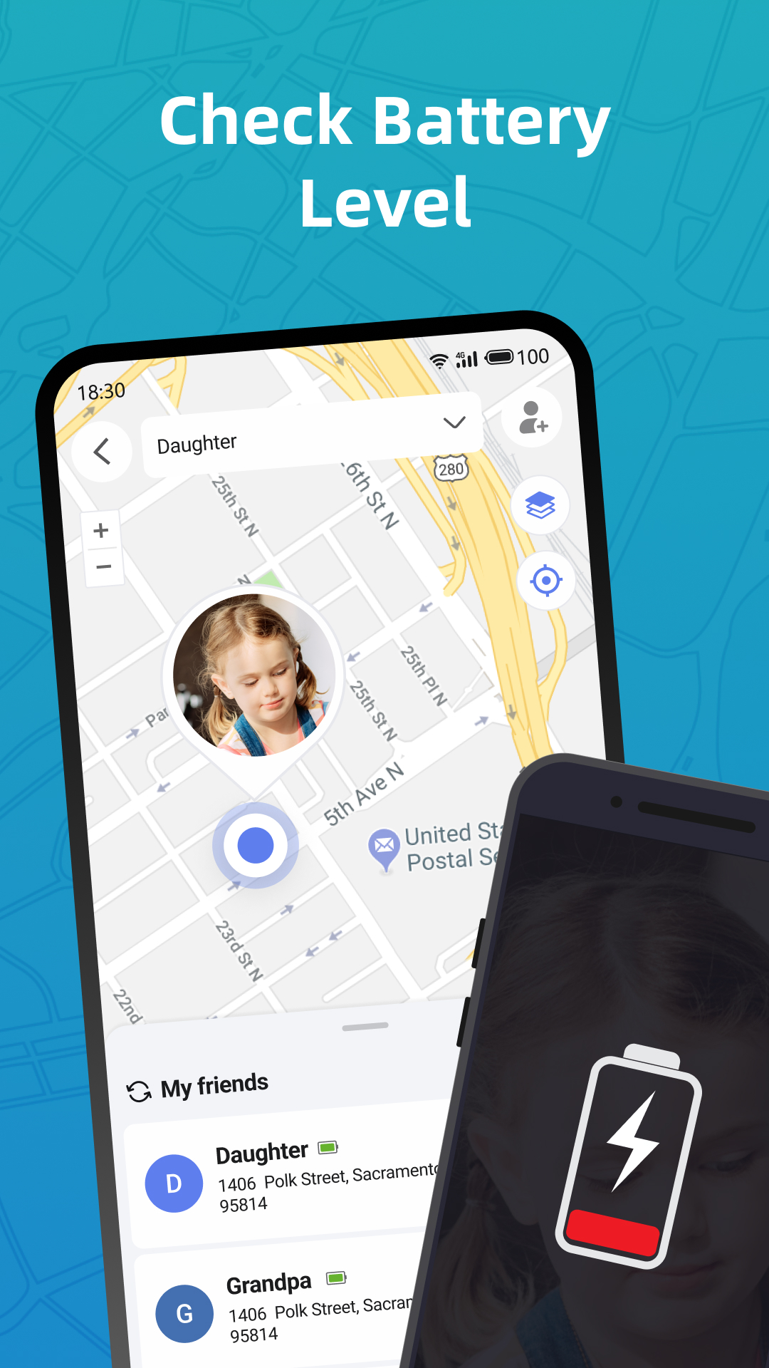 اسکرین شات 5 برنامه Phone Locator: Family Location
