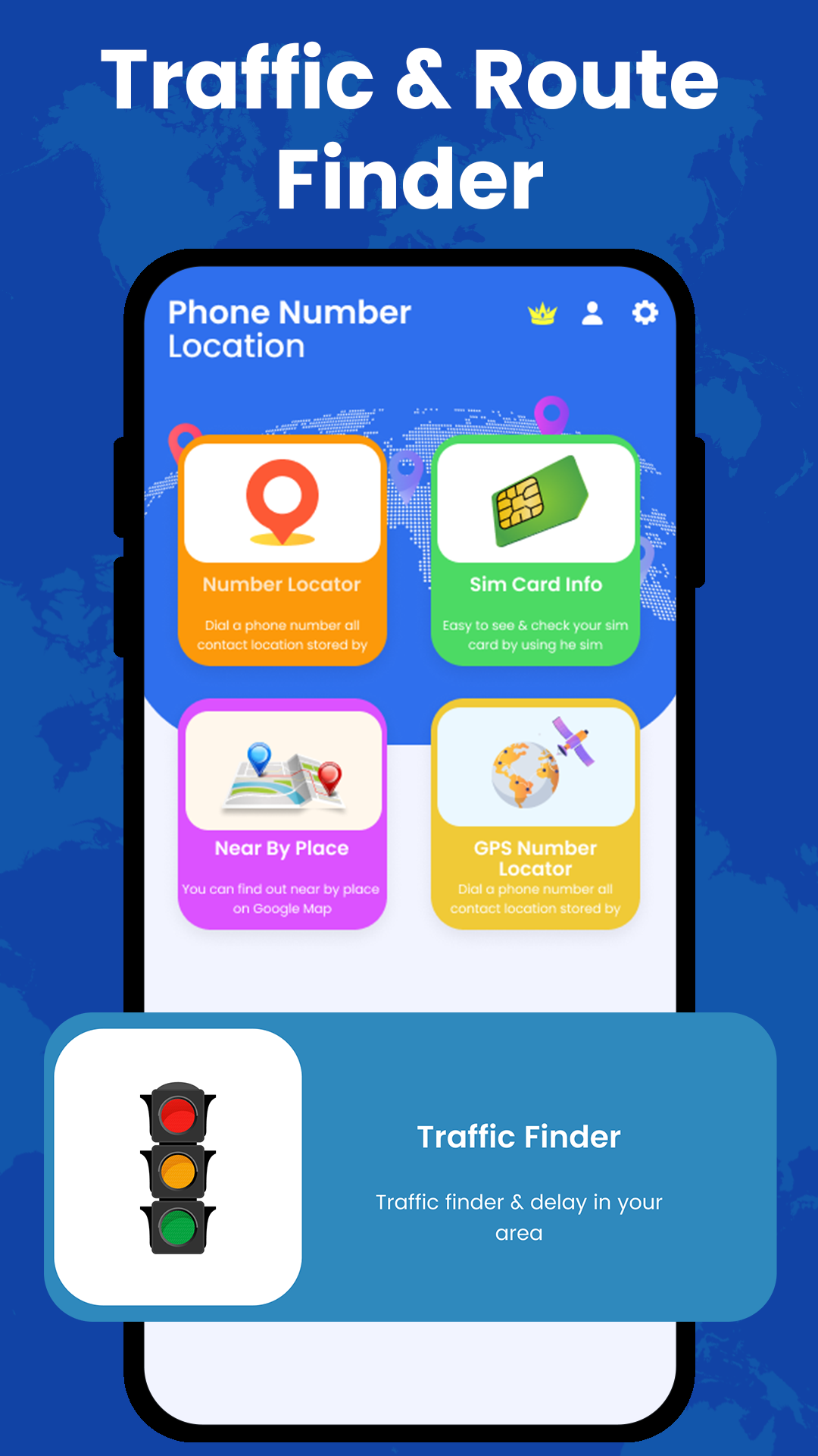 اسکرین شات 4 برنامه Phone Tracker - Number Locator