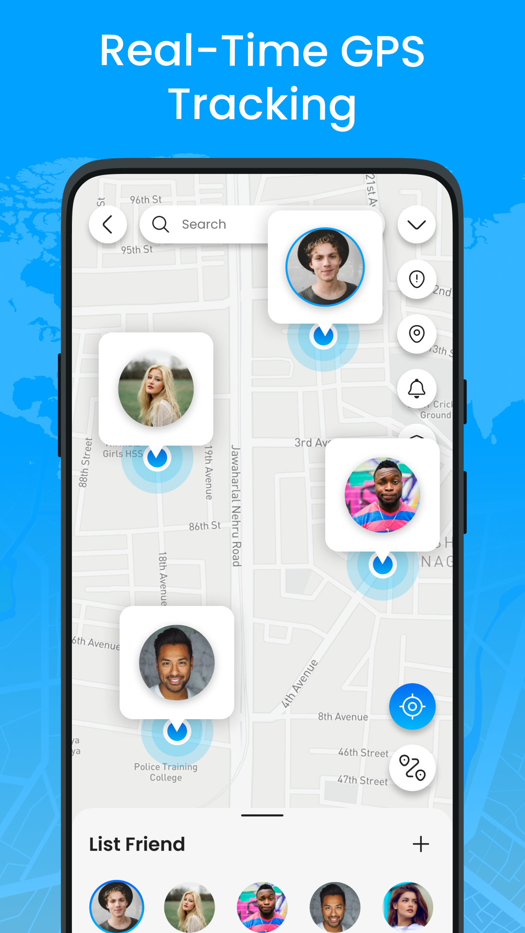 اسکرین شات 2 برنامه Phone Location Tracker via GPS