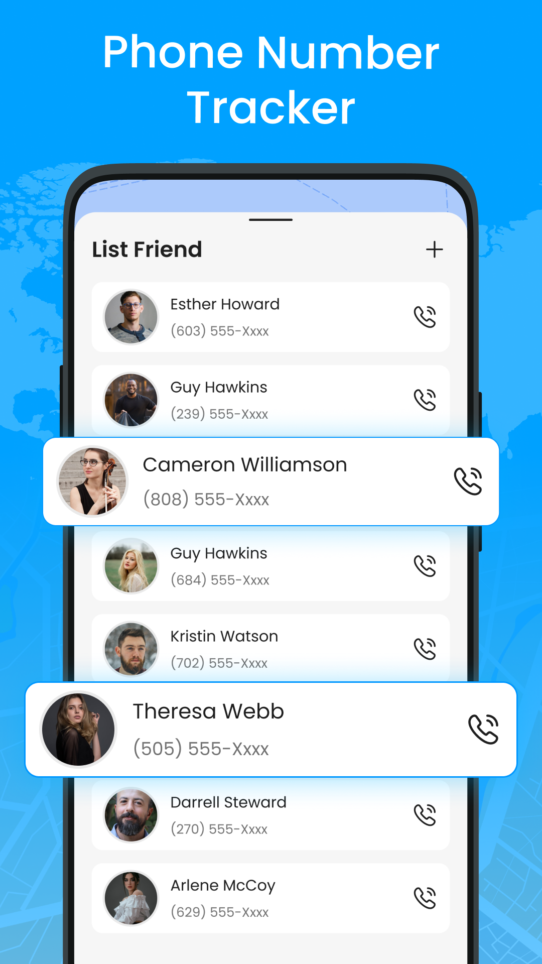 اسکرین شات 1 برنامه Phone Location Tracker via GPS