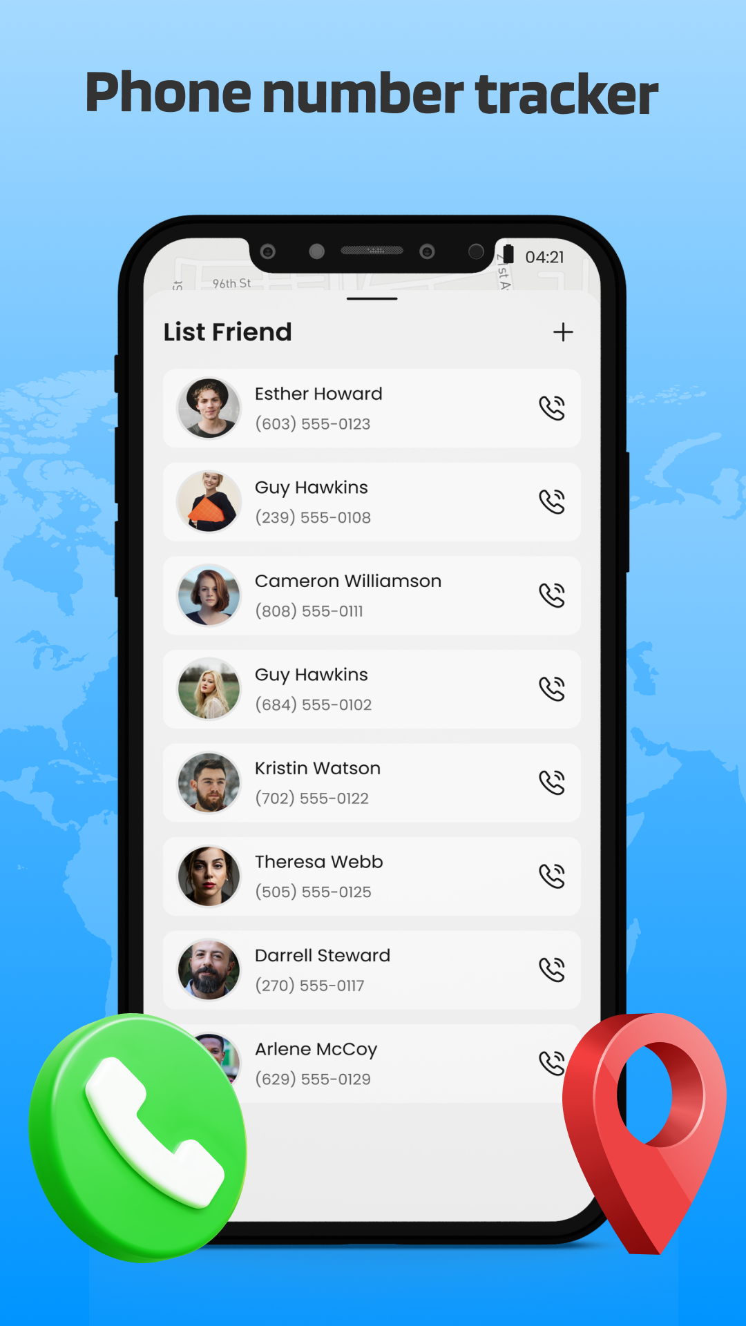 اسکرین شات 1 برنامه Phone Location Tracker via GPS
