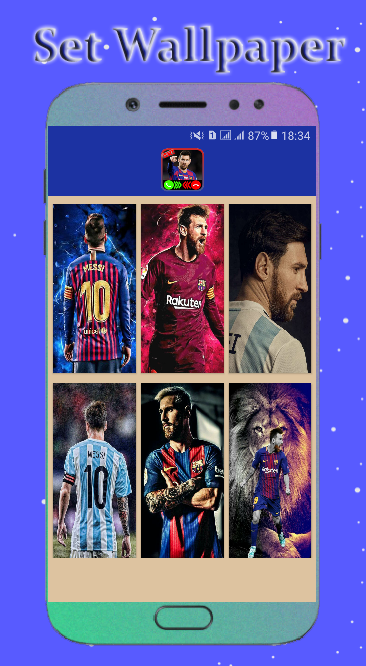 اسکرین شات 4 برنامه Messi Call You Fake Video Call