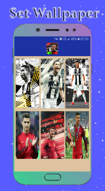 اسکرین شات 5 برنامه Ronaldo Fake Video Call
