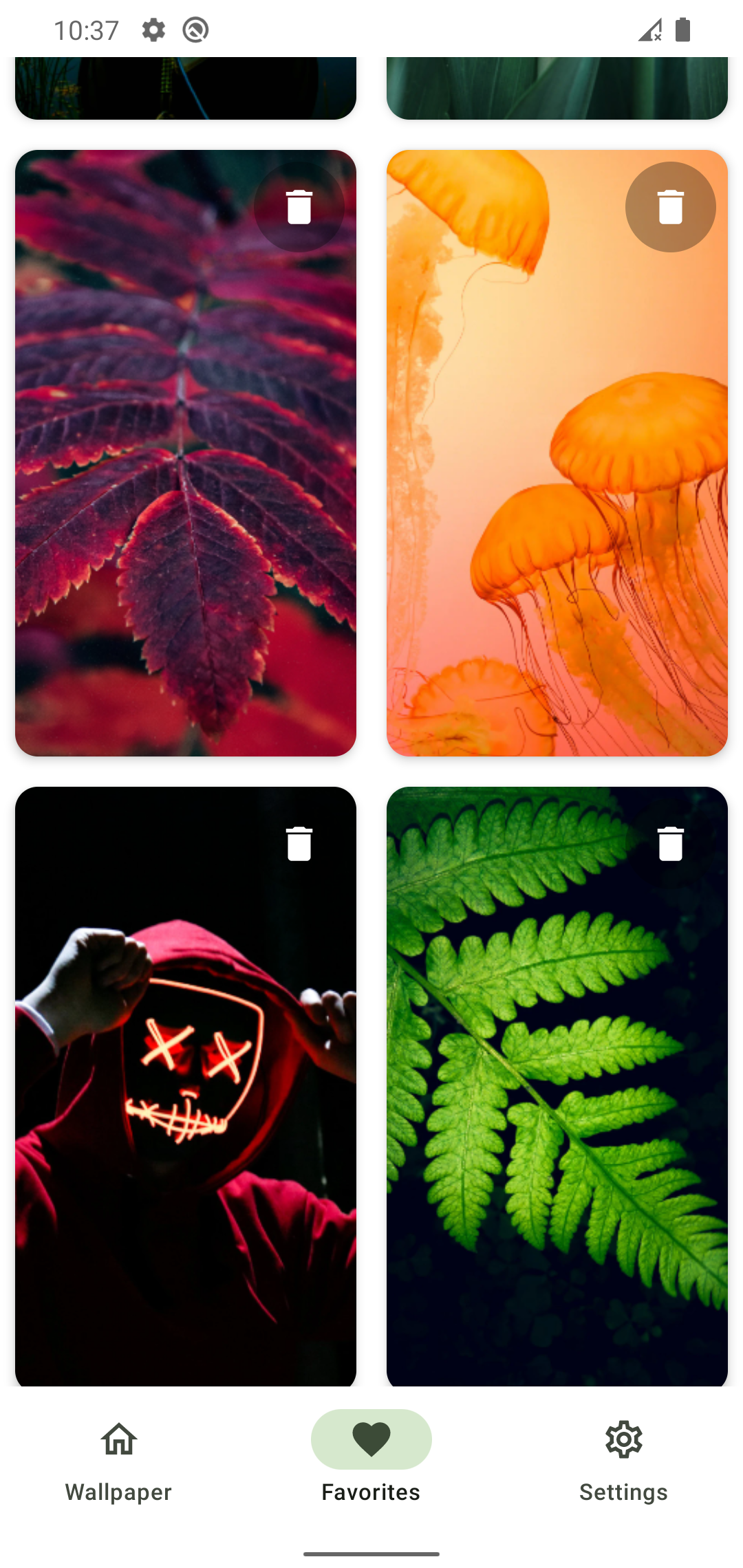 اسکرین شات 6 برنامه Lock Screen Wallpaper