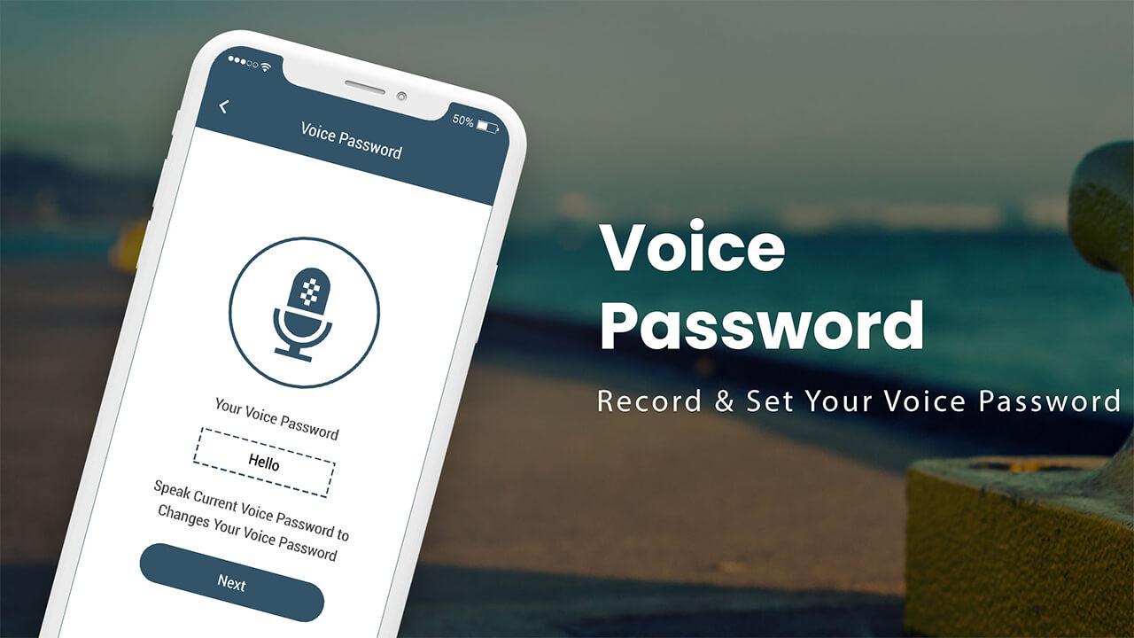 اسکرین شات 2 برنامه Voice Screen Lock