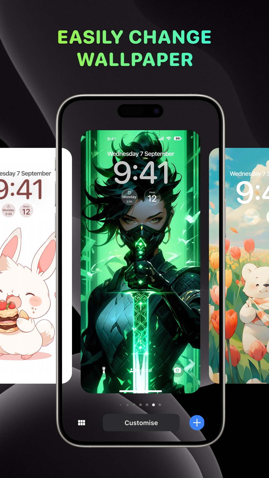 اسکرین شات 6 برنامه Lock Screen, Widgets - YoLock