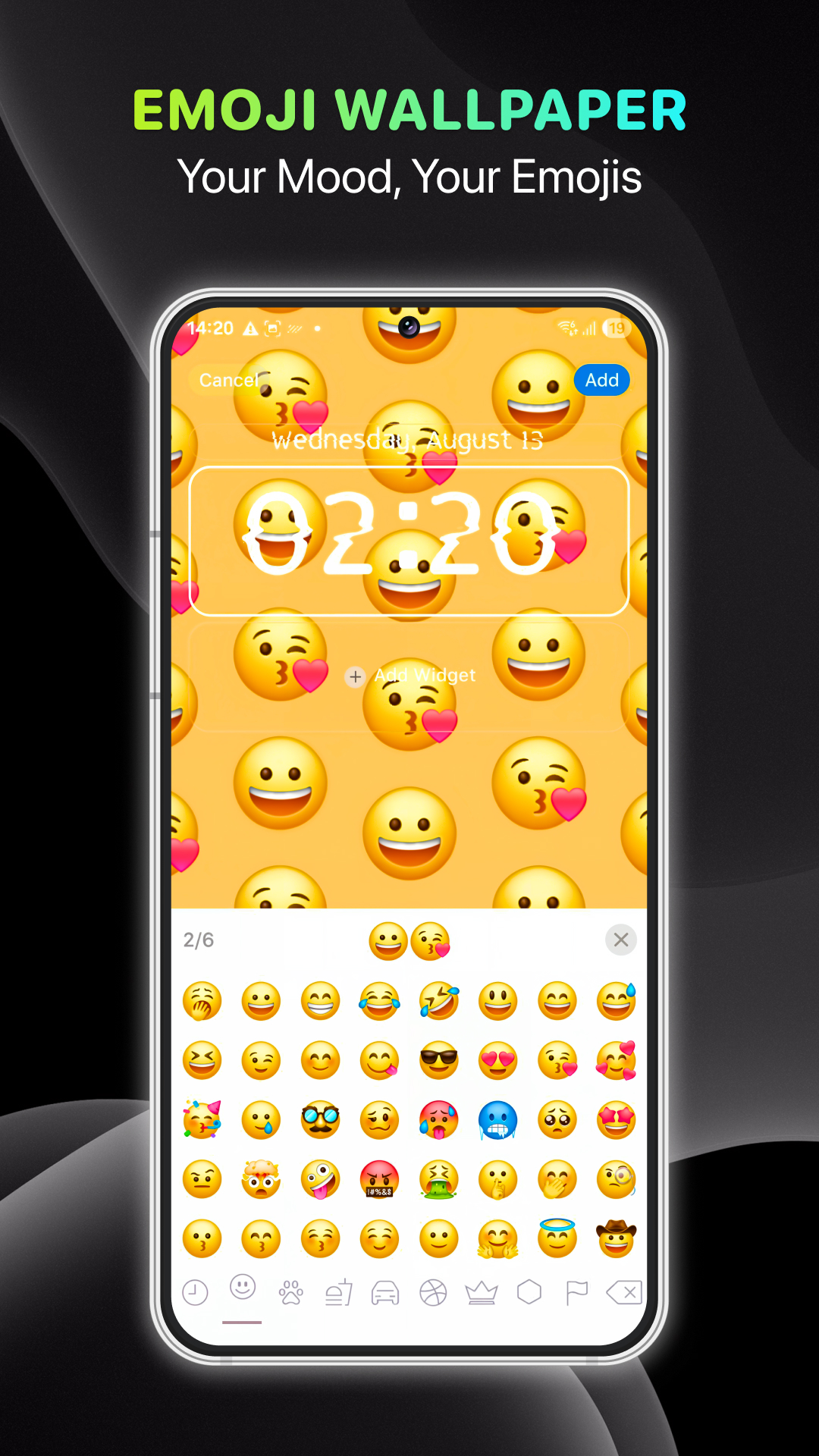 اسکرین شات 3 برنامه Lock Screen, Widgets - YoLock