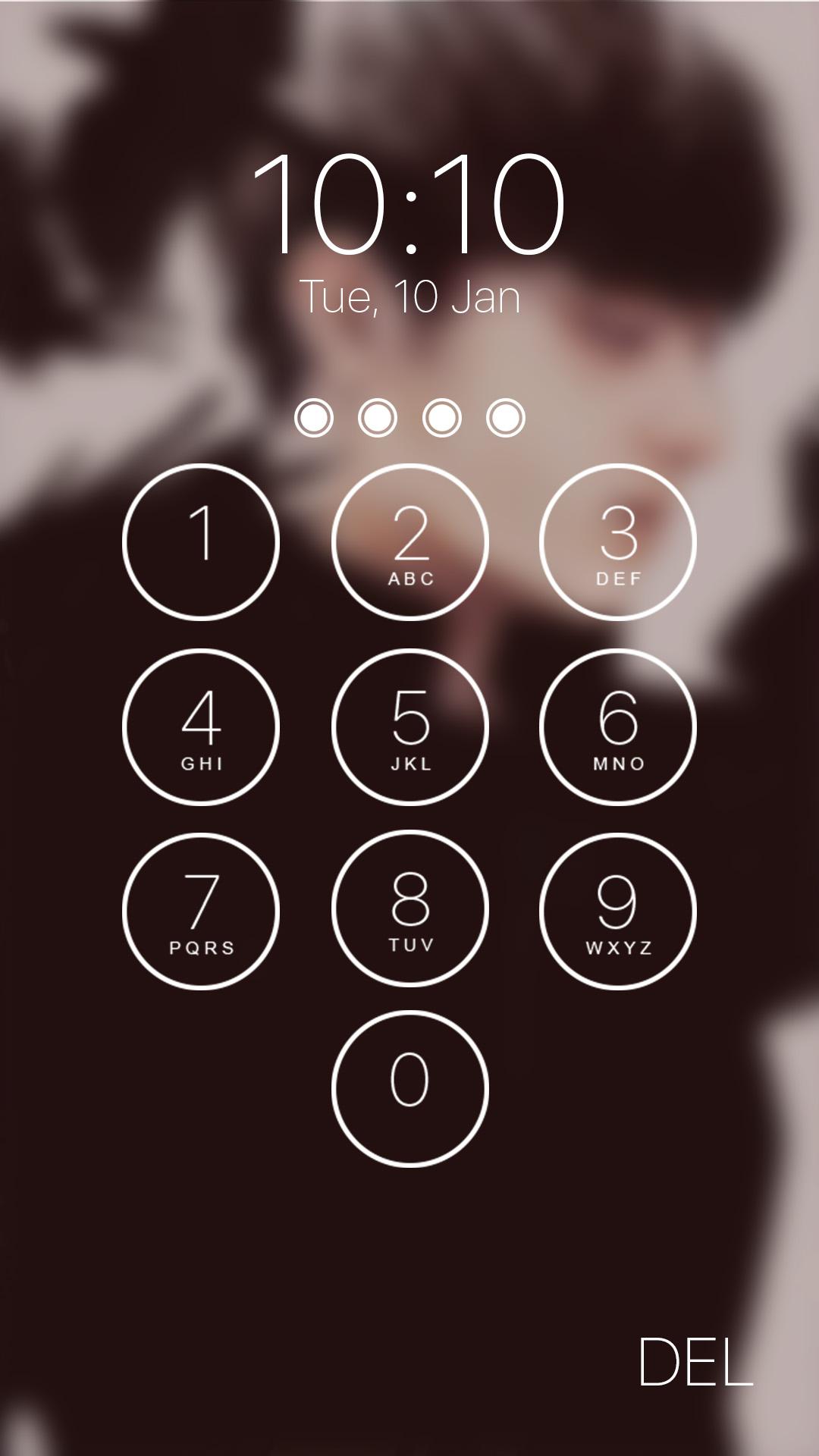 اسکرین شات 1 برنامه kpop lock screen