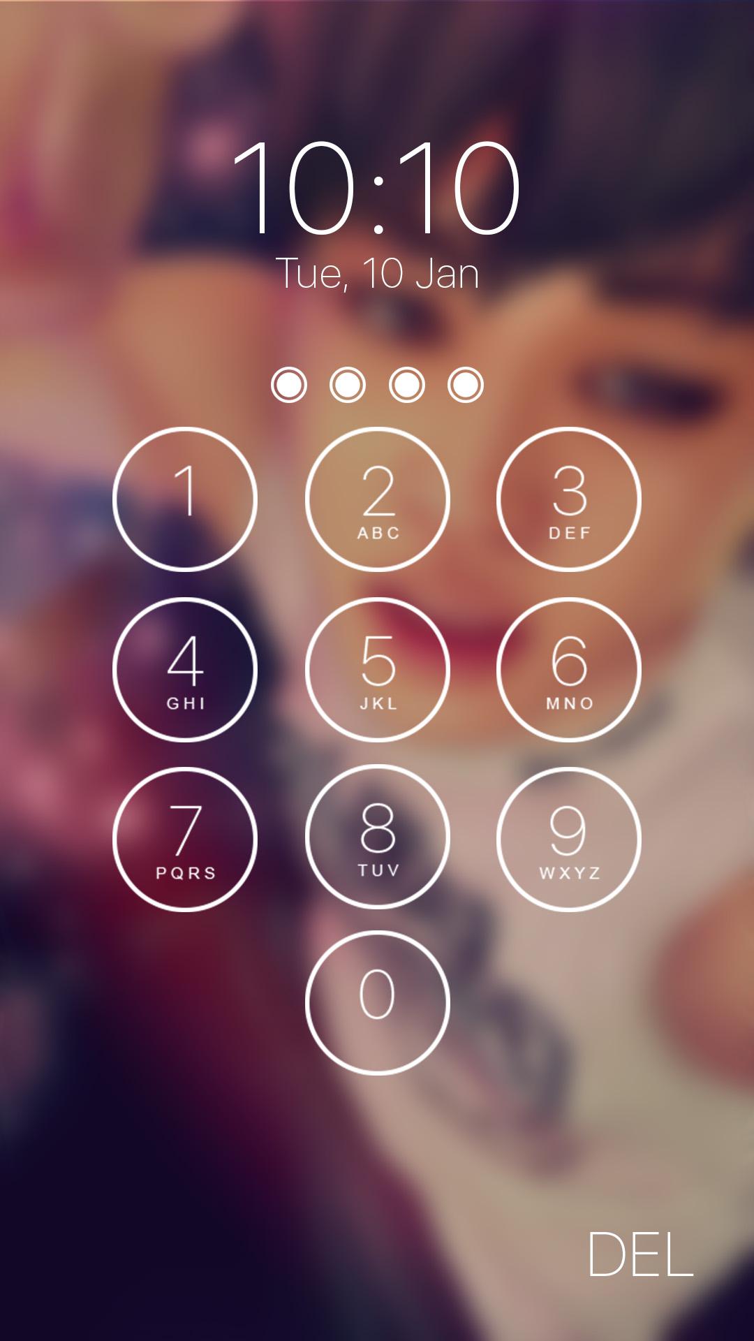 اسکرین شات 3 برنامه kpop lock screen