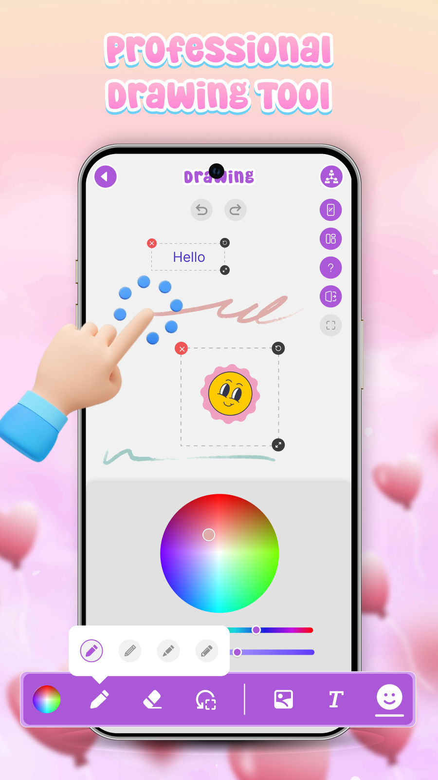 اسکرین شات 4 برنامه Lockscreen Drawing Together