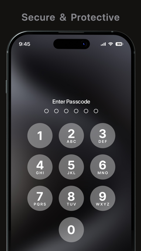 اسکرین شات 5 برنامه iphone 15 Lock Screen