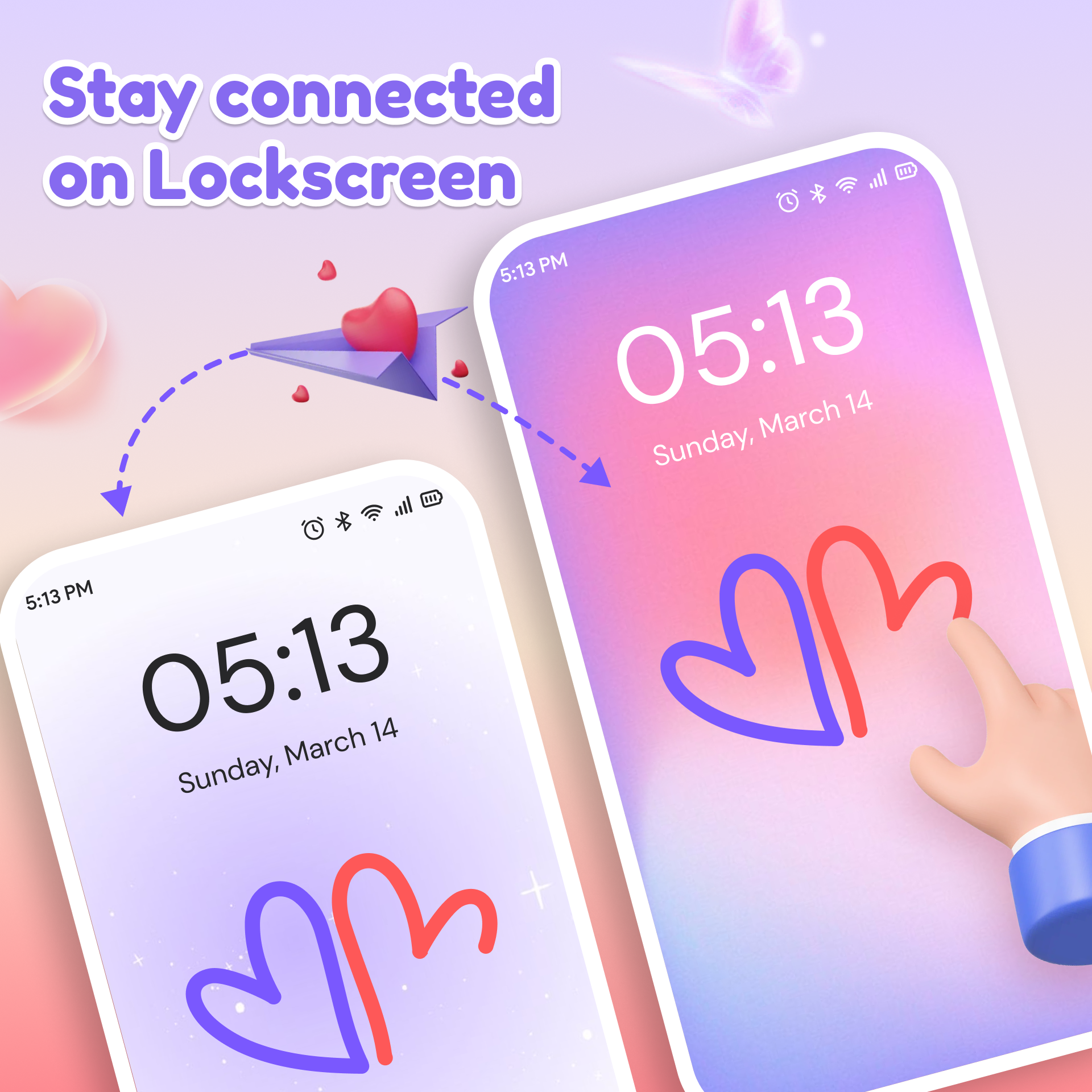 اسکرین شات 1 برنامه Skizz - Lockscreen Drawing