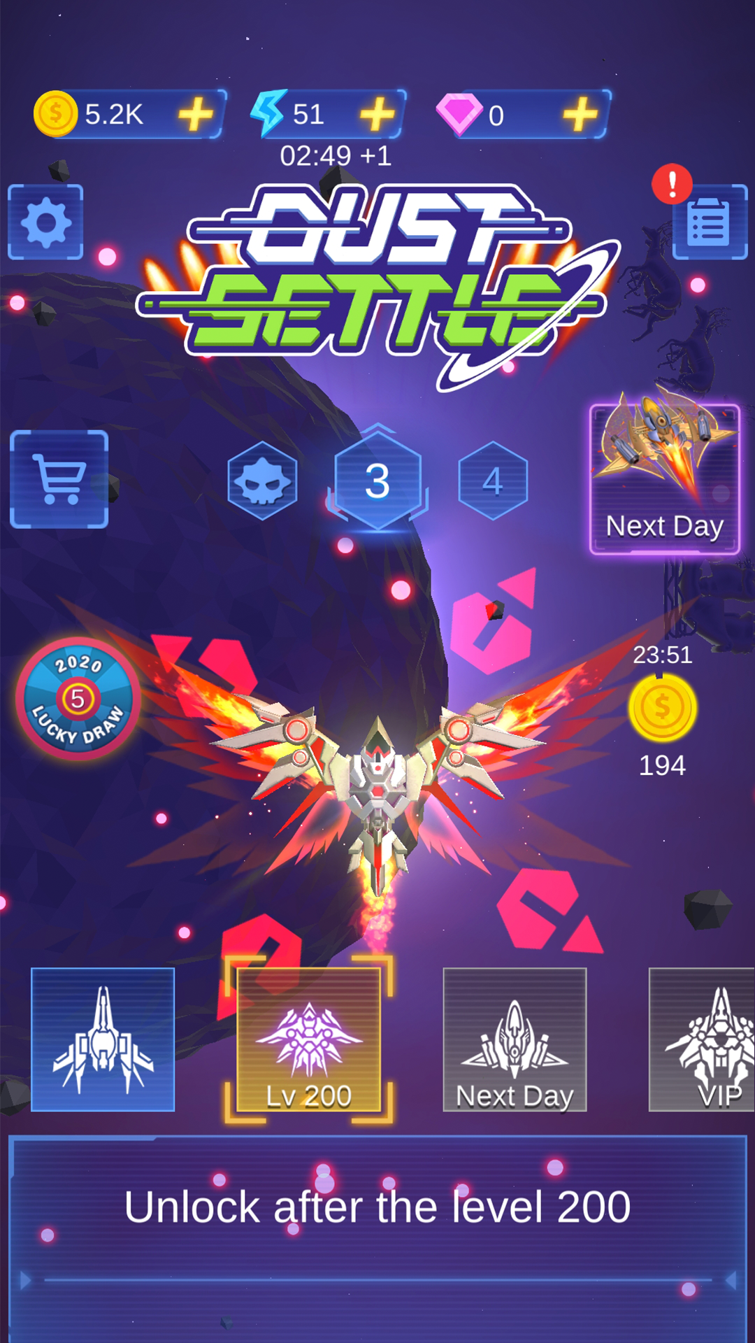 اسکرین شات 1 بازی Dust Settle 3D - Galaxy Attack