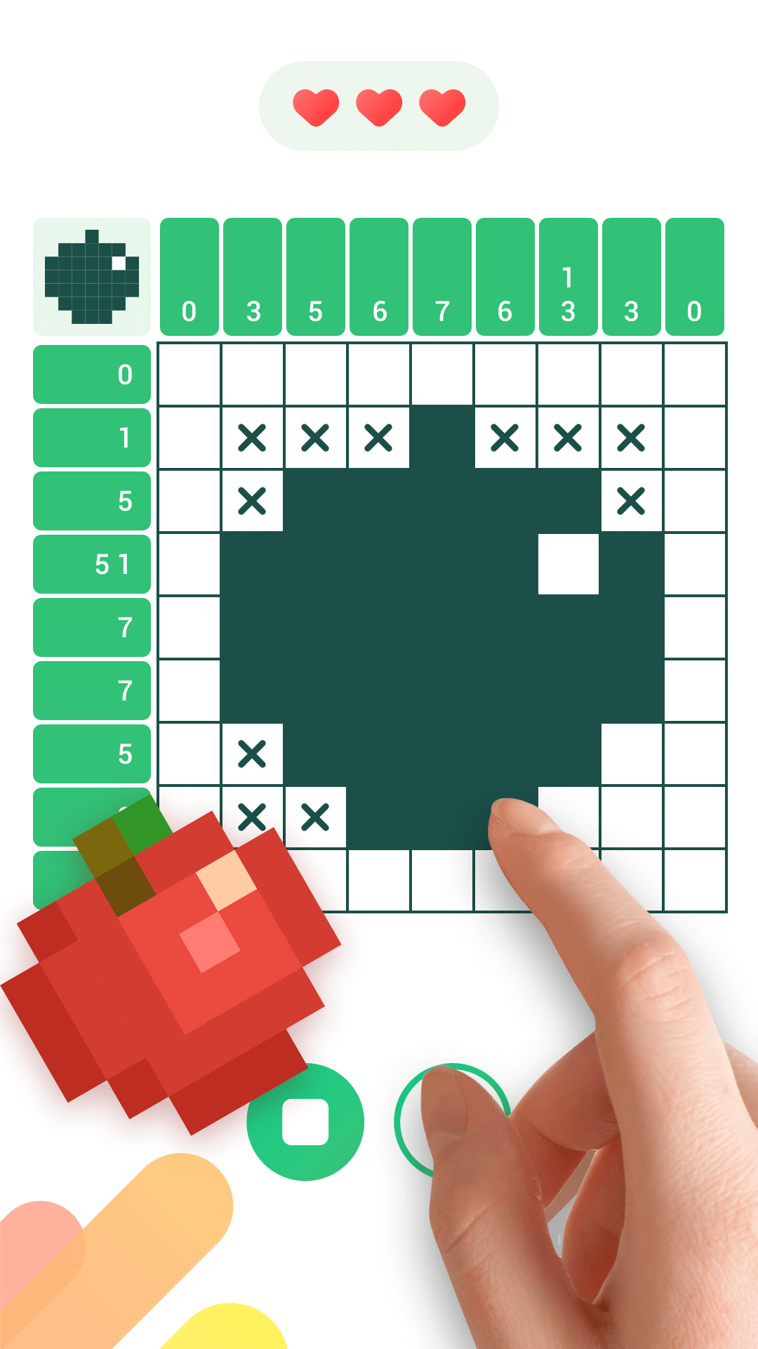 اسکرین شات 4 بازی Logic Pixel - Picture puzzle