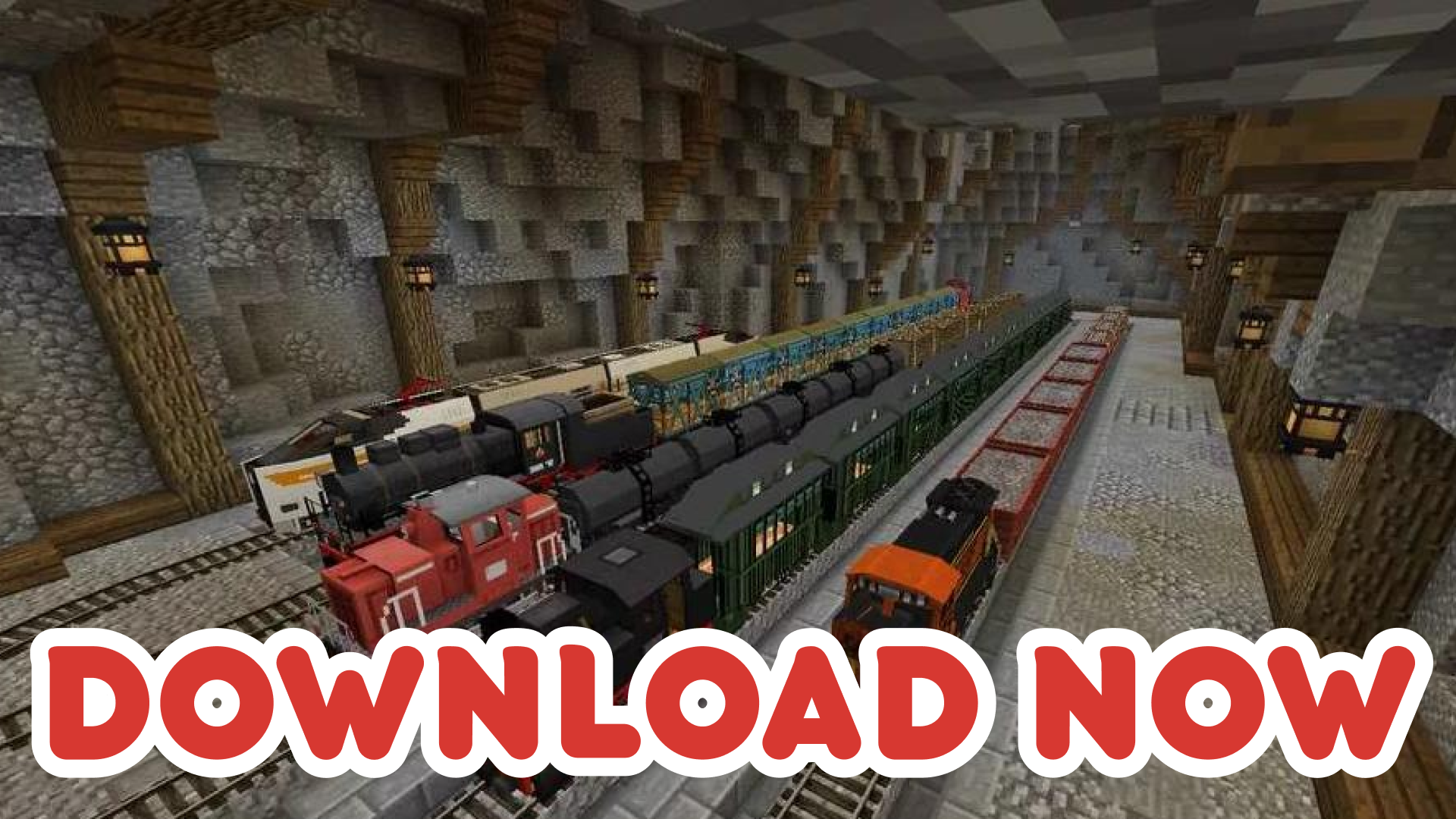 اسکرین شات 4 برنامه Trains mod for minecraft pe