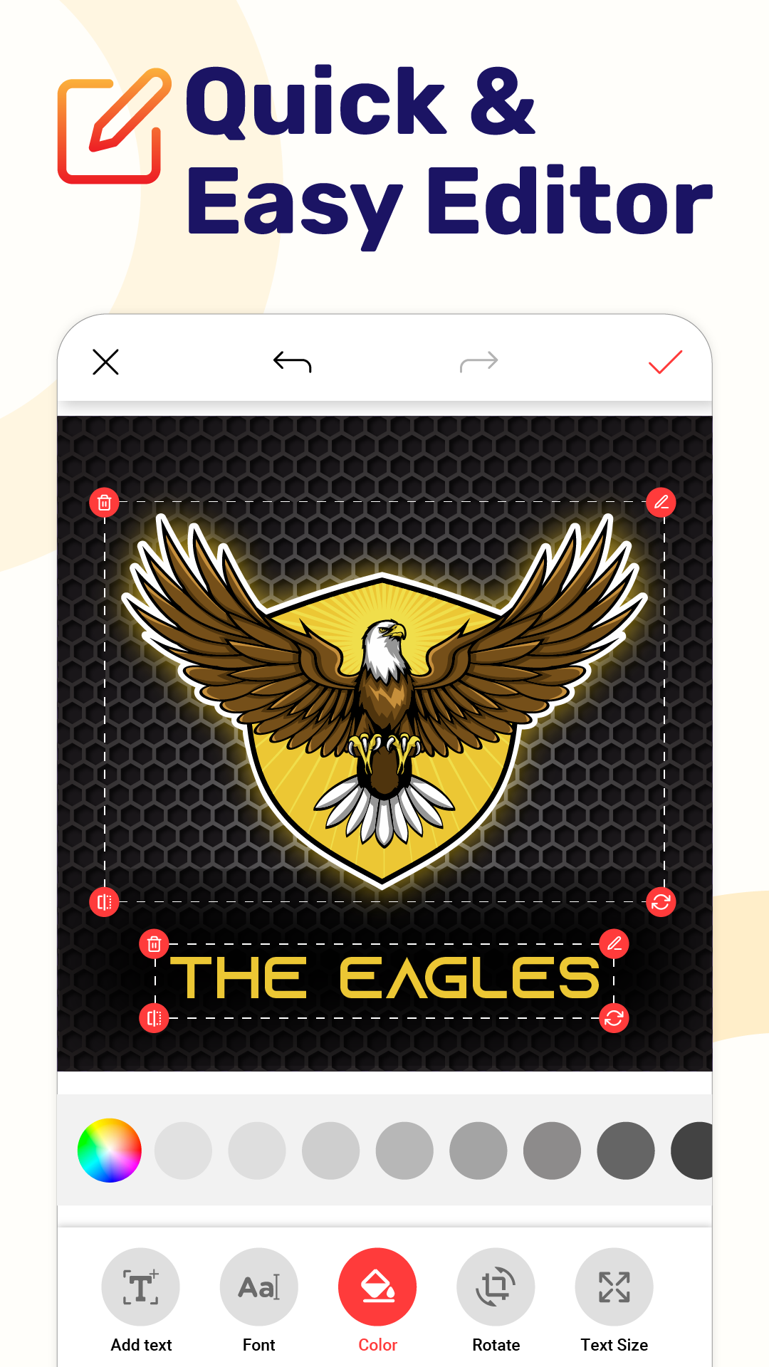 اسکرین شات 2 برنامه Logo Maker and Logo Creator