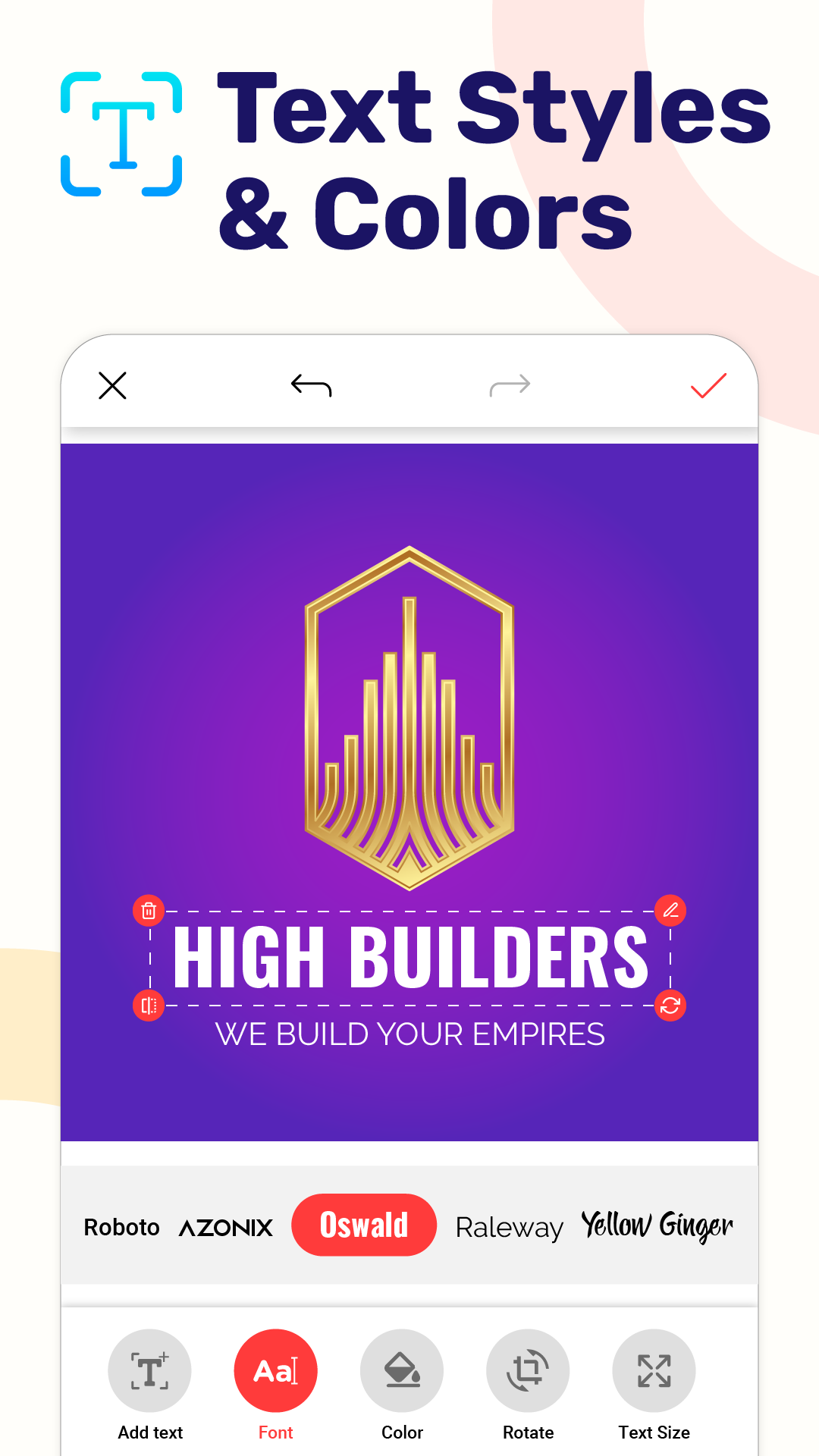 اسکرین شات 3 برنامه Logo Maker and Logo Creator