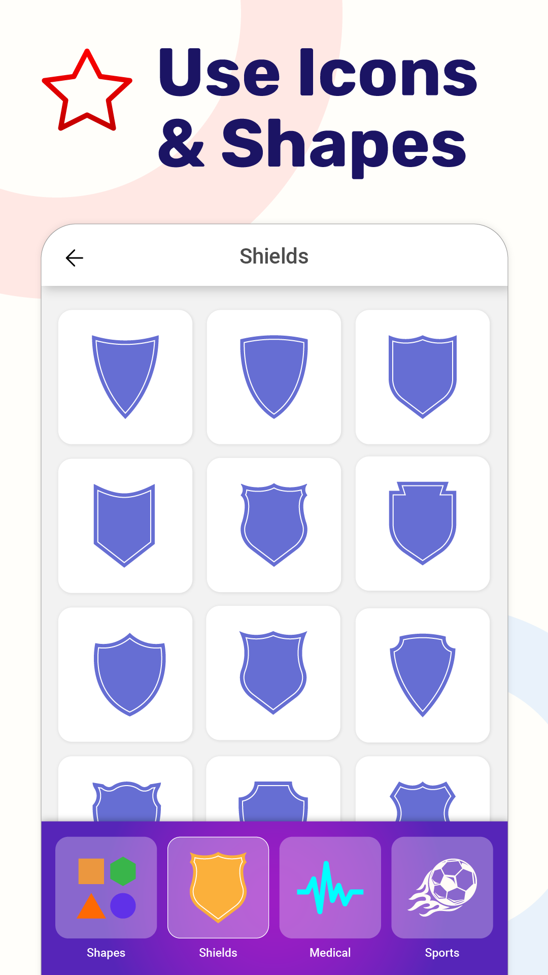 اسکرین شات 4 برنامه Logo Maker and Logo Creator