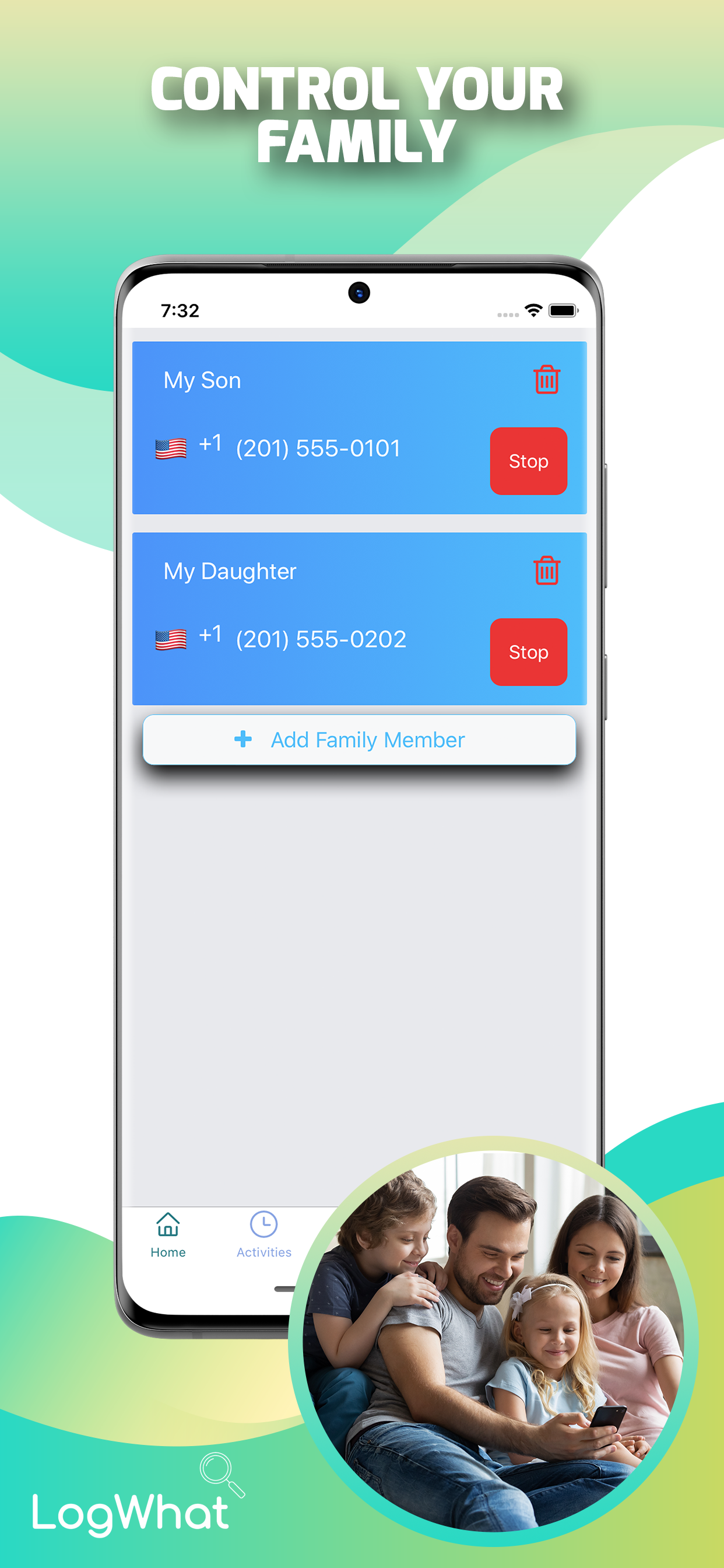 اسکرین شات 1 برنامه LogWho - Online Tracker