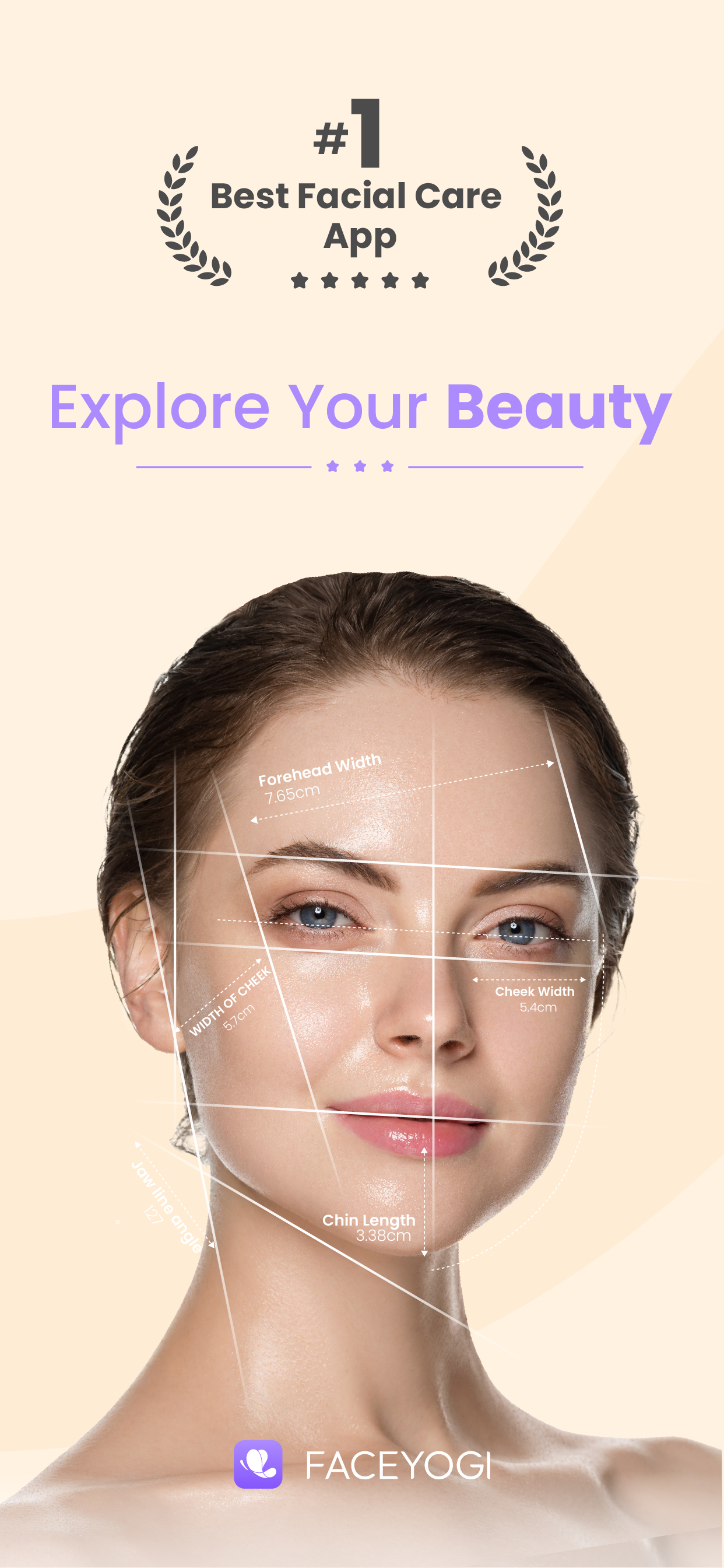 اسکرین شات 1 برنامه FaceYogi® - Face Yoga Exercise