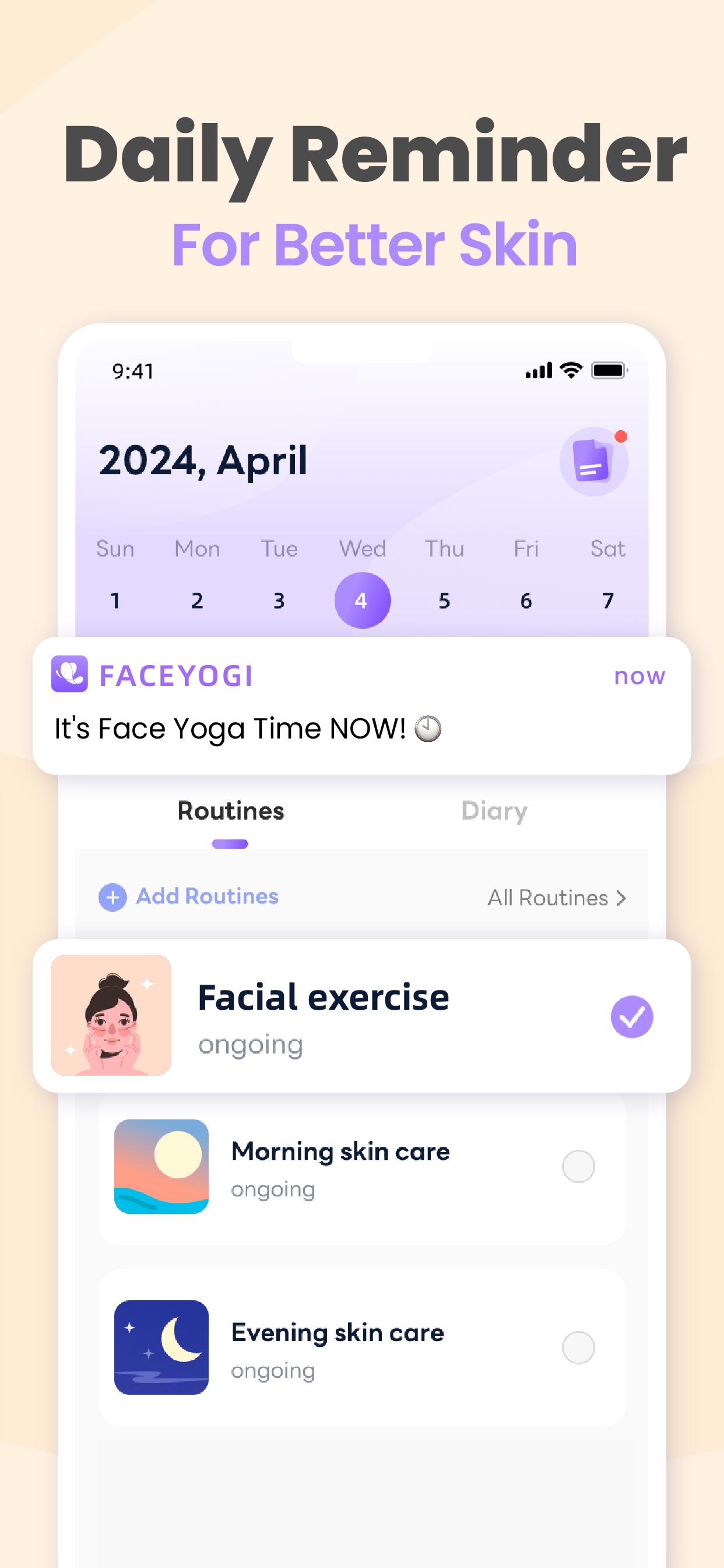 اسکرین شات 7 برنامه FaceYogi® - Face Yoga Exercise