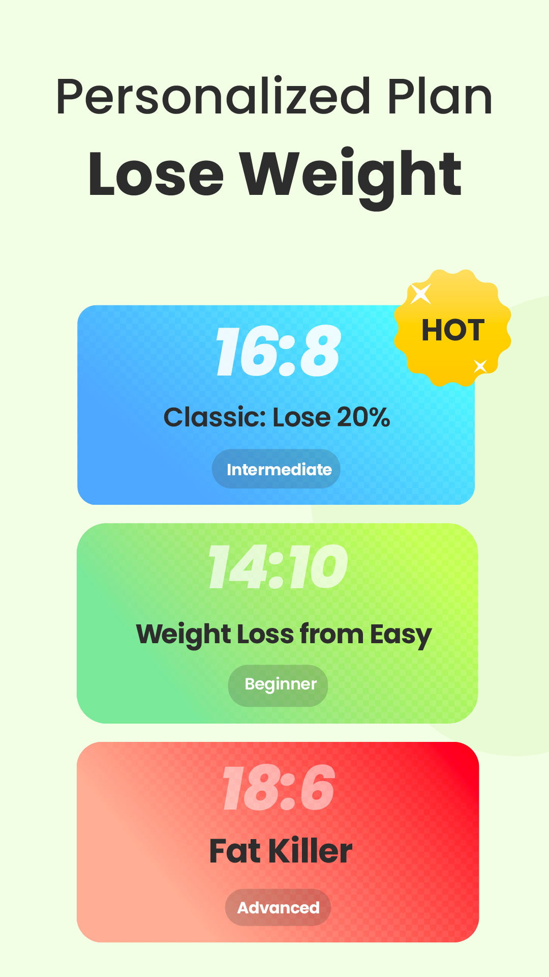 اسکرین شات 3 برنامه Fastin: Intermittent Fasting